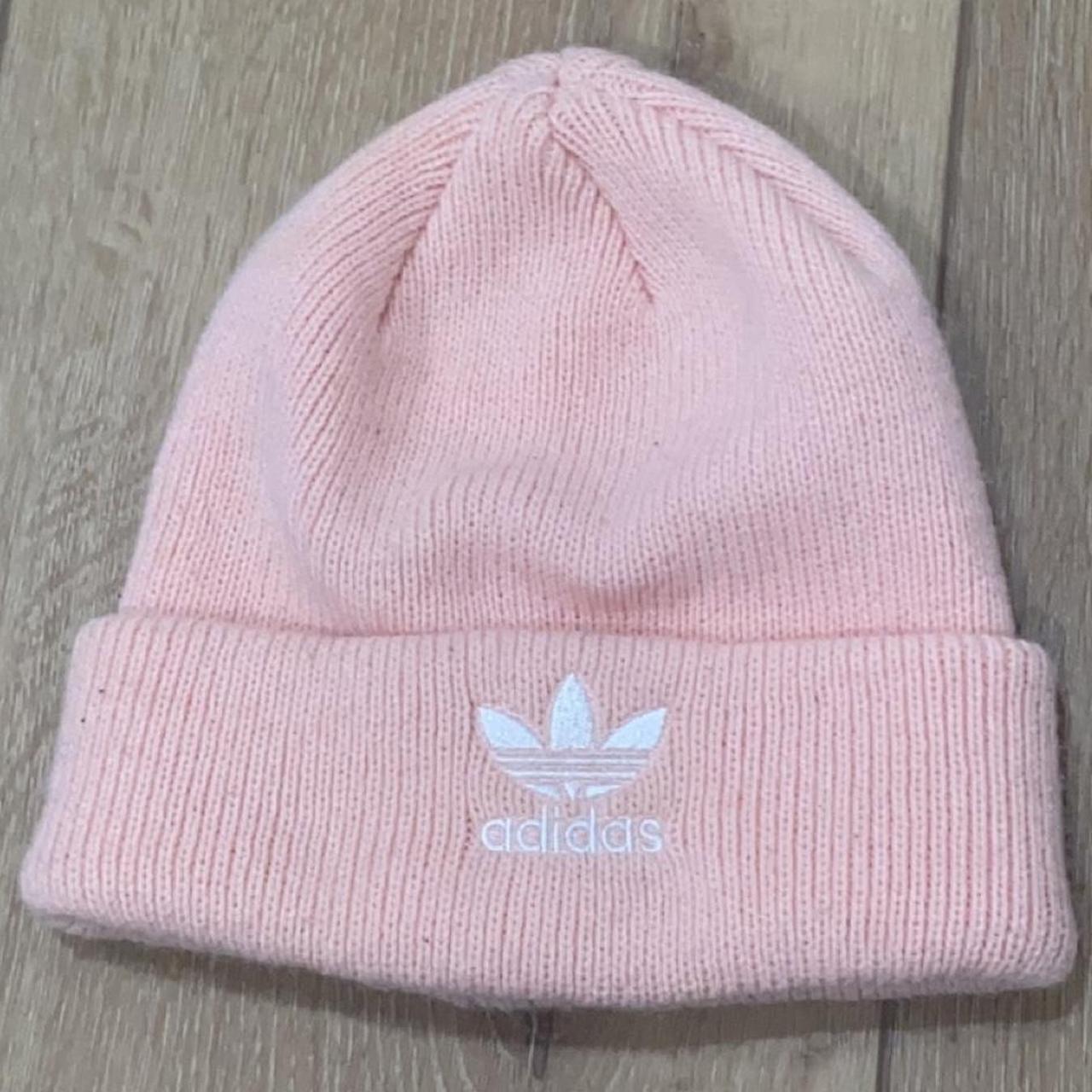 Light pink adidas shop beanie