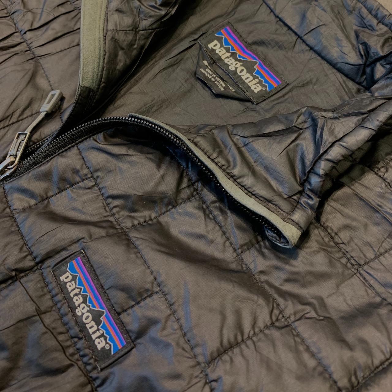 Patagonia Black Women's Thin Puffer Jacket - Depop