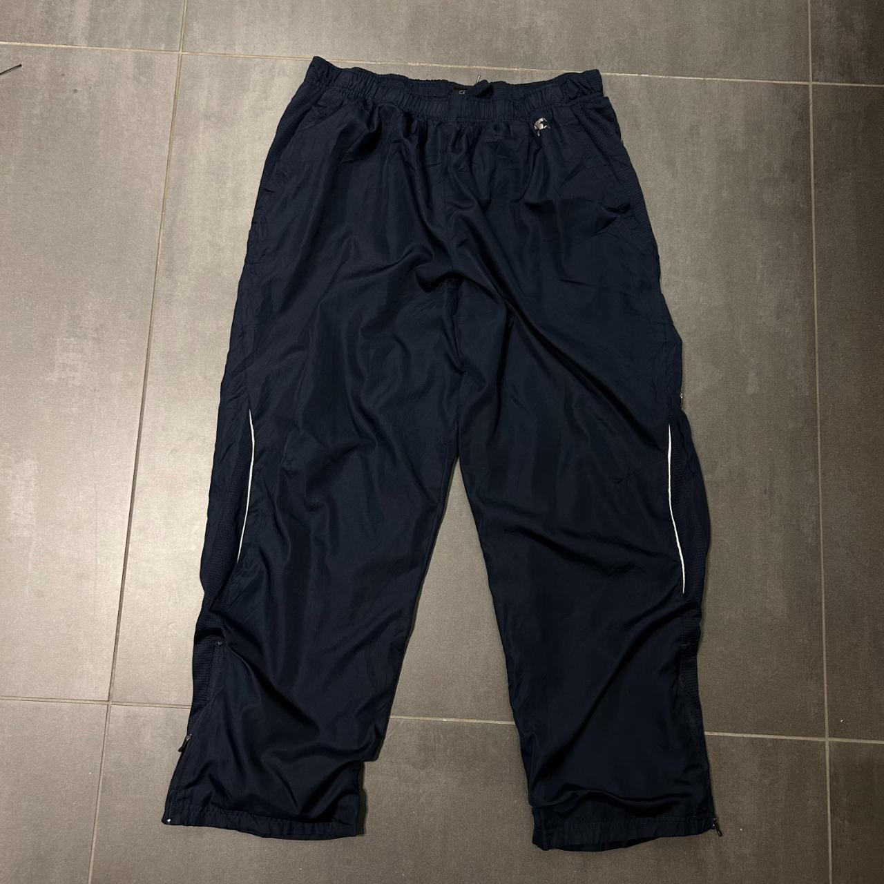 Starter navy tracksuit bottoms Excellent condition... - Depop