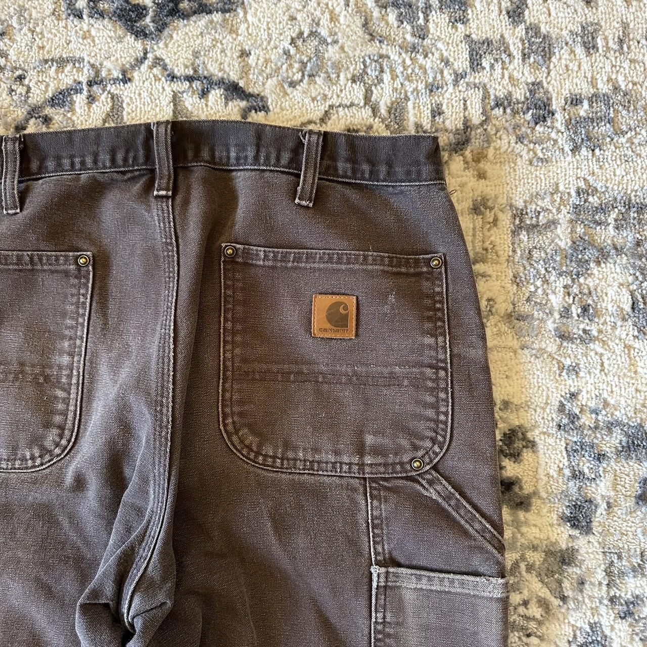 Mocha Brown Carhartt Double Knees Size 34 x... - Depop