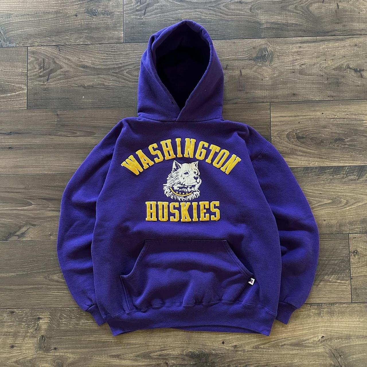 Vintage 90s Washington Huskies Russell Athletic... - Depop