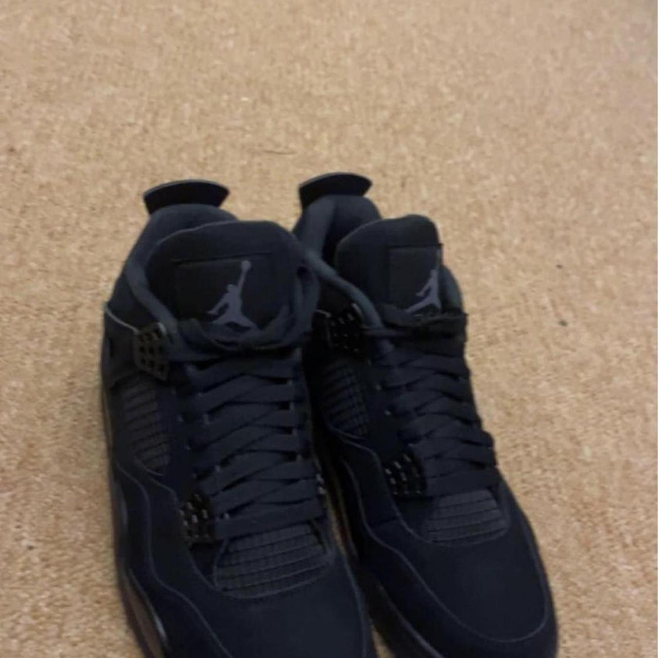 Jordan 4 Black Cat - Very good condition, hardly... - Depop