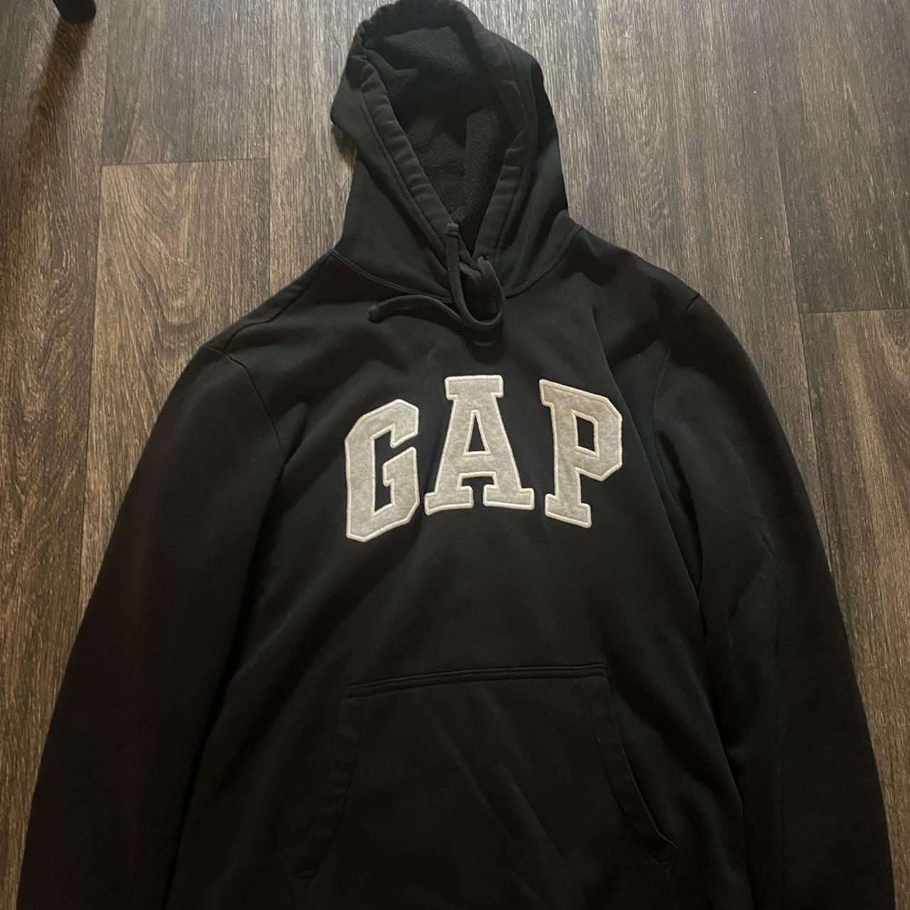 Black Gap hoodie Good condition DM BEFORE BUYING... - Depop