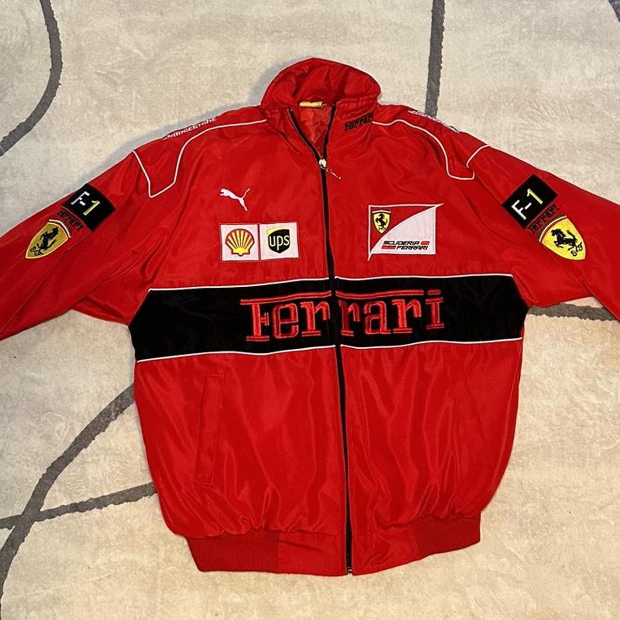 Ferrari f1 jacket! Lana del Rey vibes. Size M - Depop