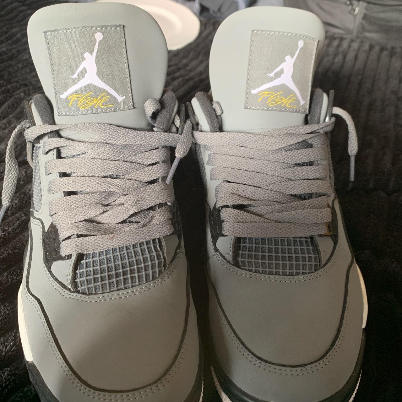 Cool grey Jordan 4 Size 8.5 Worn a few times Great... - Depop