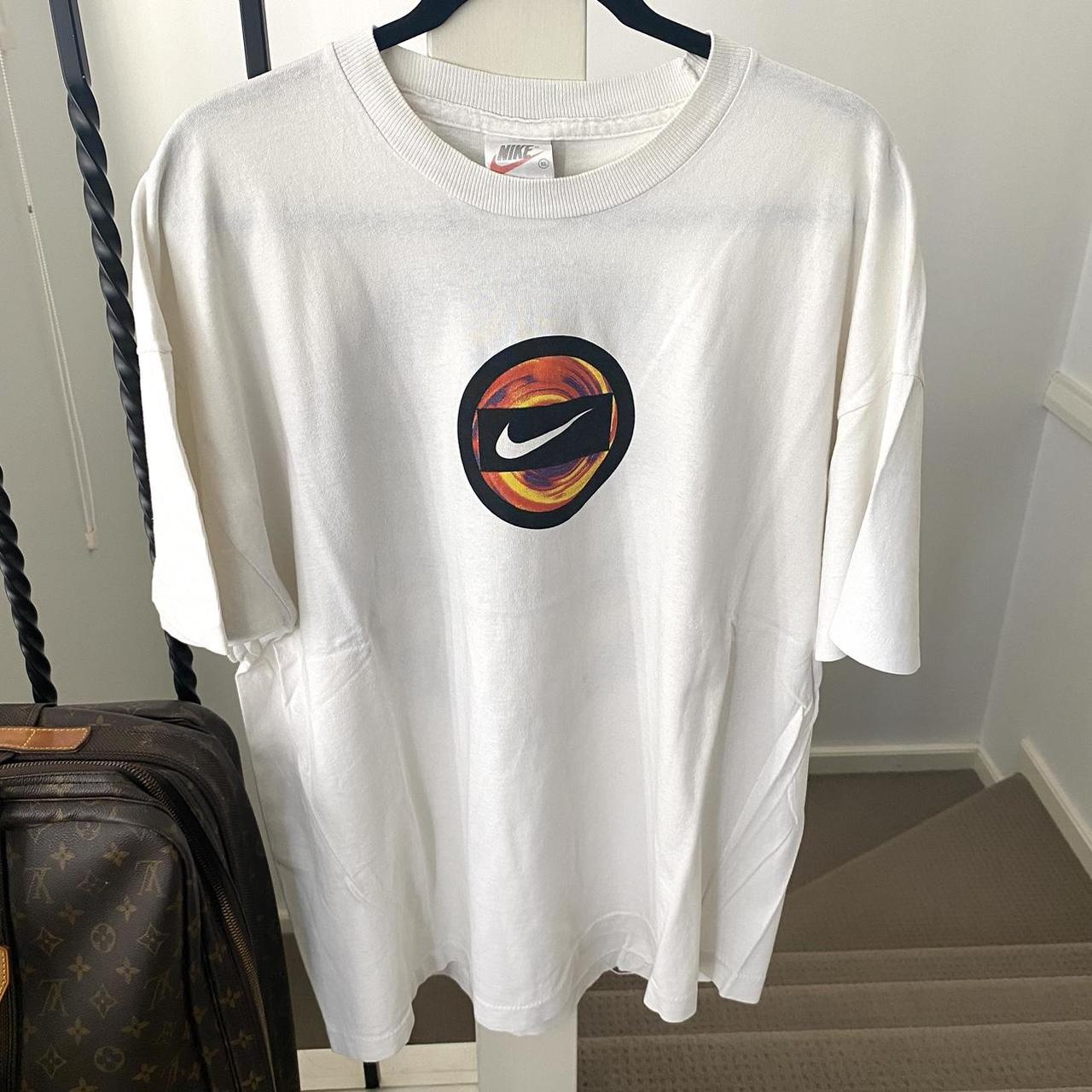 Vintage 90’s single stitch Nike tee. Front and back... - Depop