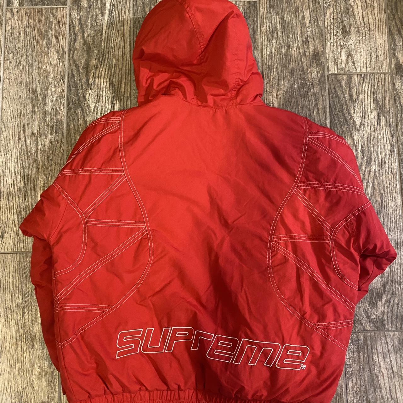 Supreme zig zag puffy jacket online