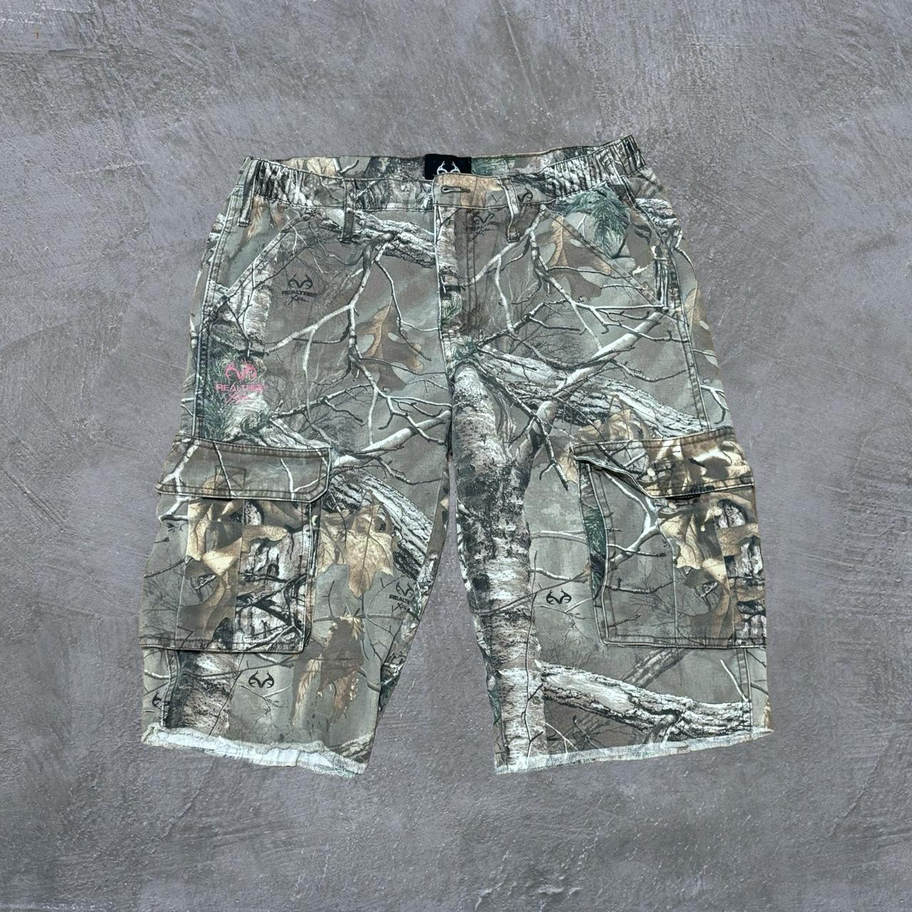 Vintage Camo Real Tree Jorts RealTree Camo Jorts... - Depop