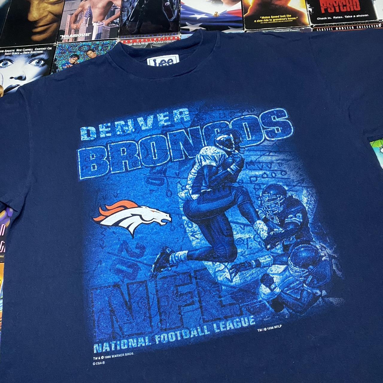 Vintage Denver Broncos t-shirt. • 1998 NFLP - Depop