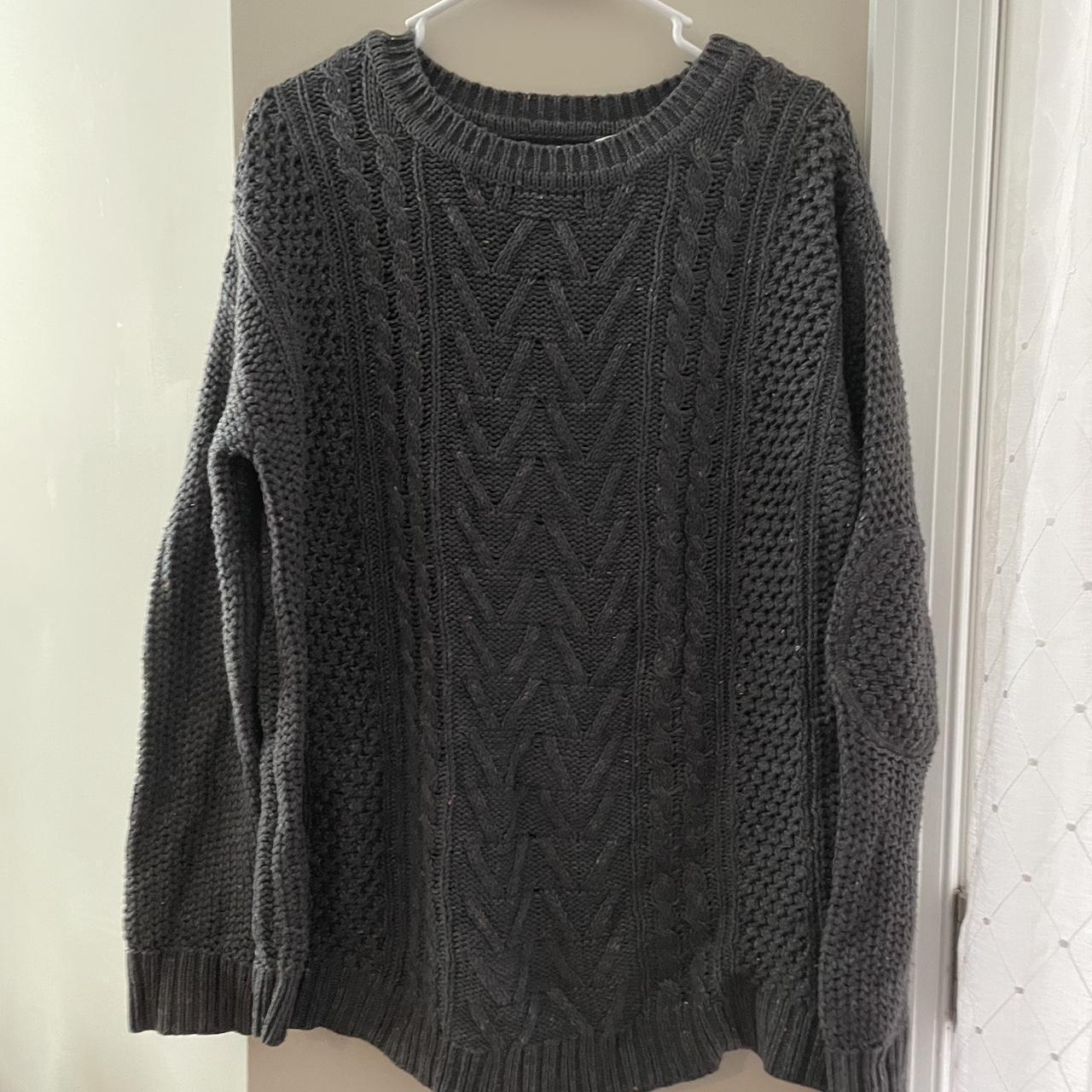 Charcoal gray BDG by urban outfitters cable knit... - Depop