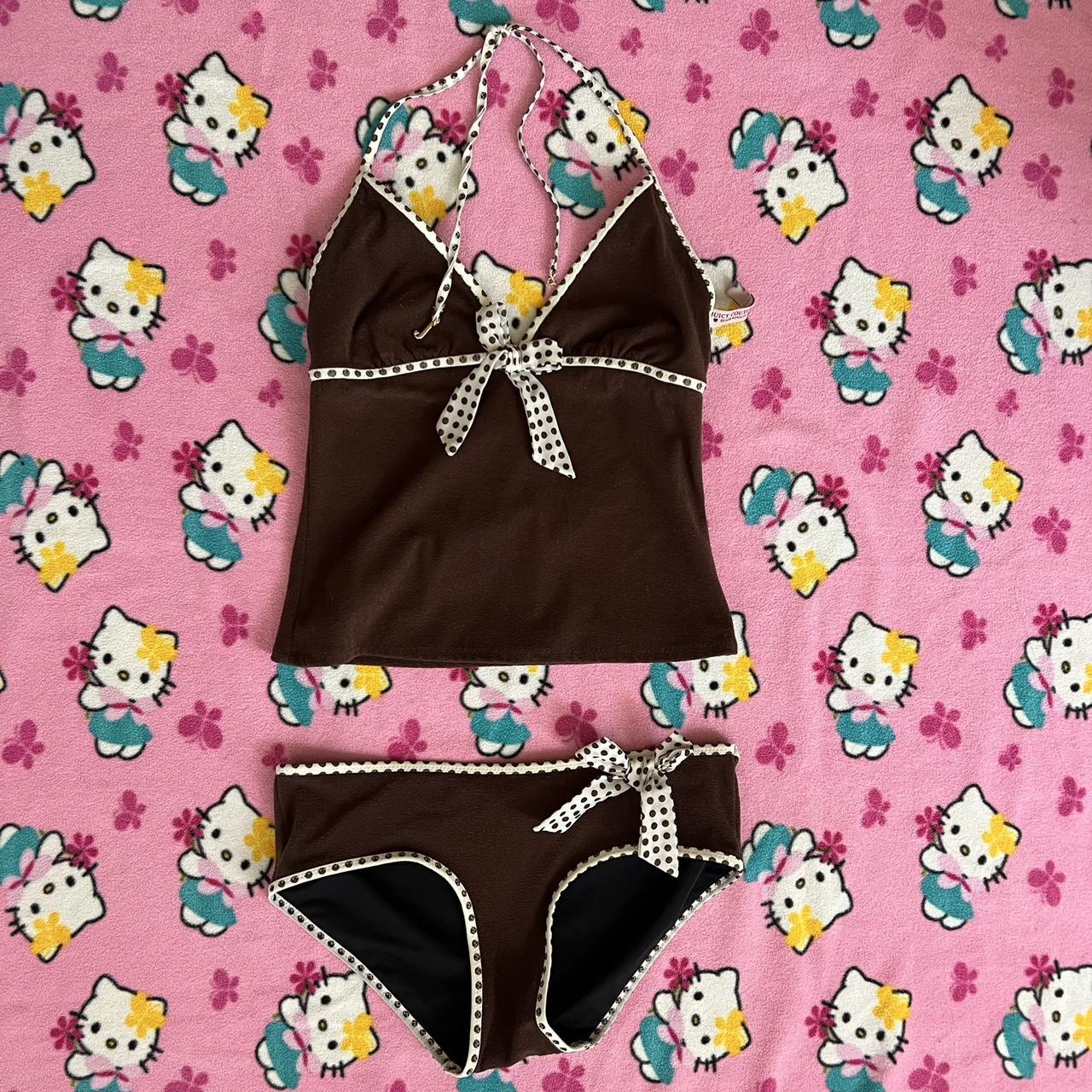 cutest sexiest y2k juicy couture tankini!! size s - Depop