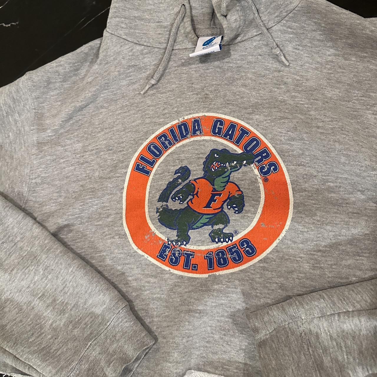 Vintage Florida Gators UF Hoodie Grey pullover