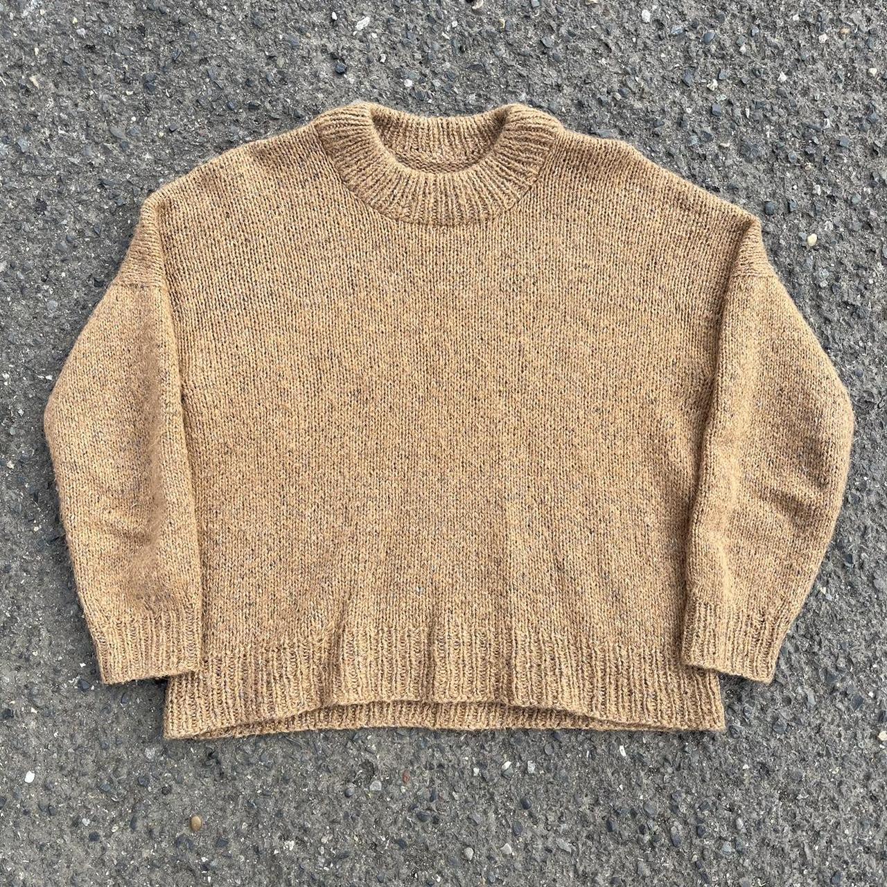 American Vintage Men's Tan Jumper | Depop