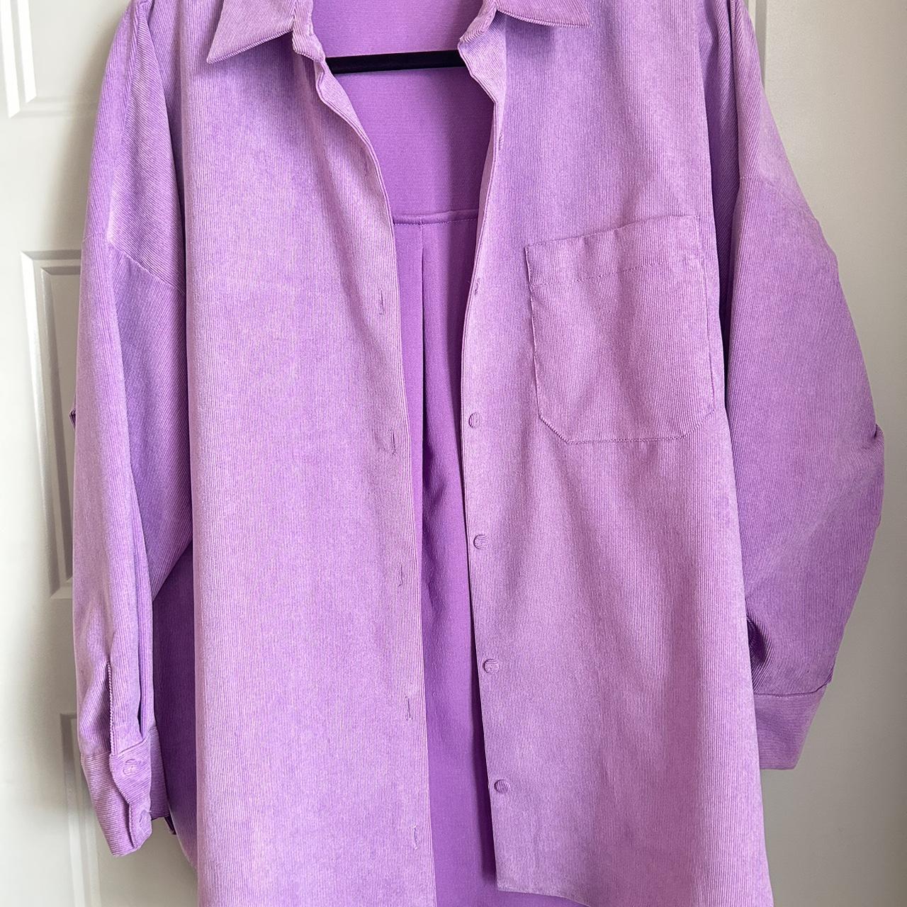 Zara Women's Purple Shirt | Depop