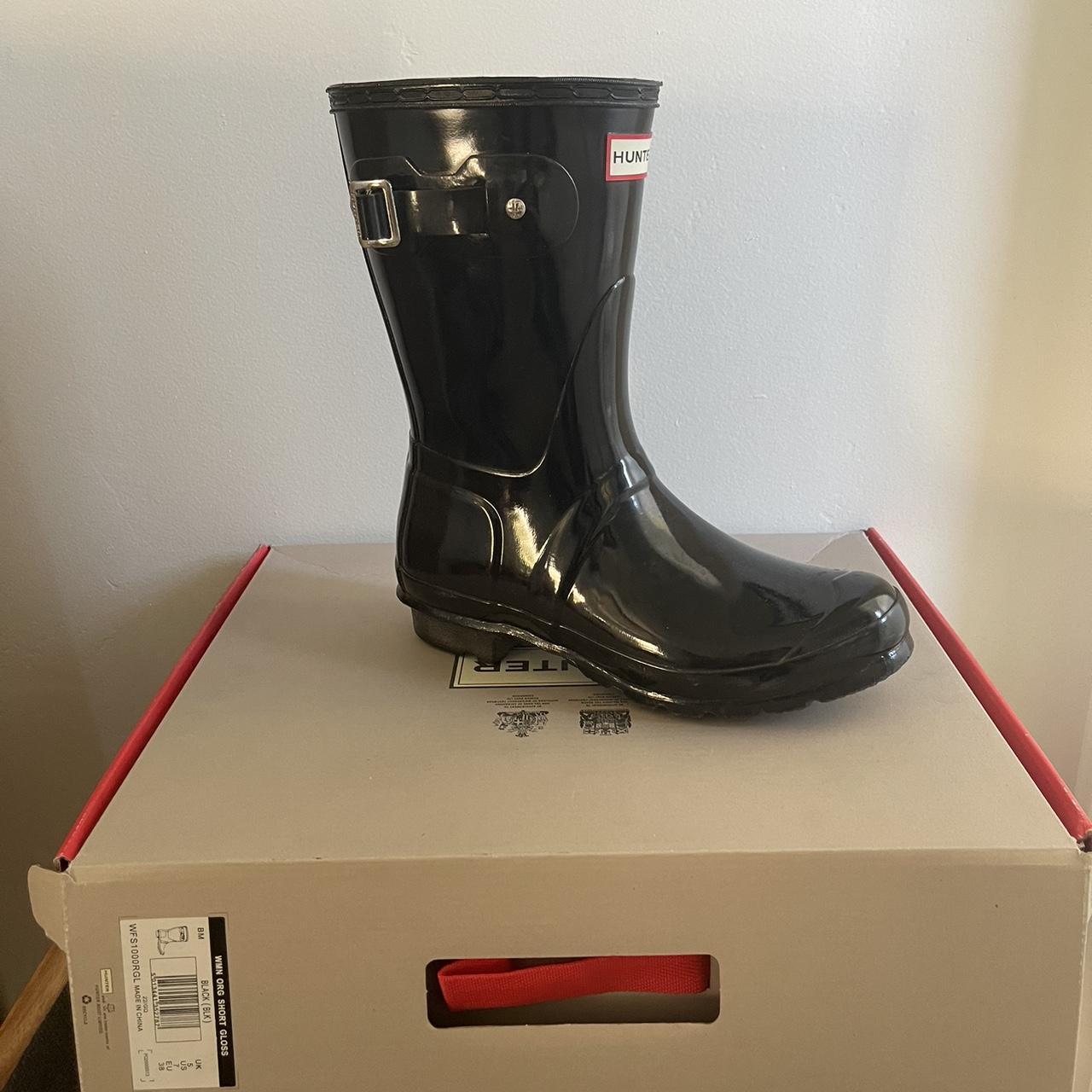 Mid calf hunter boots Rain boots Depop