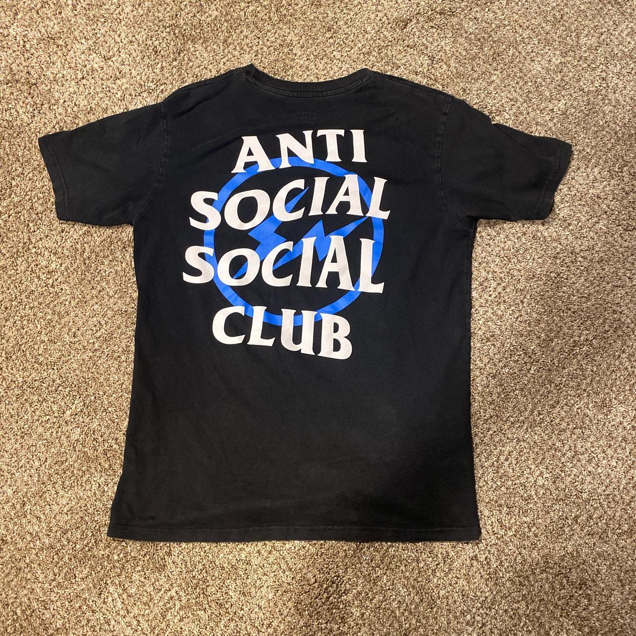 Large anti social social club x fragment shirt Very... - Depop