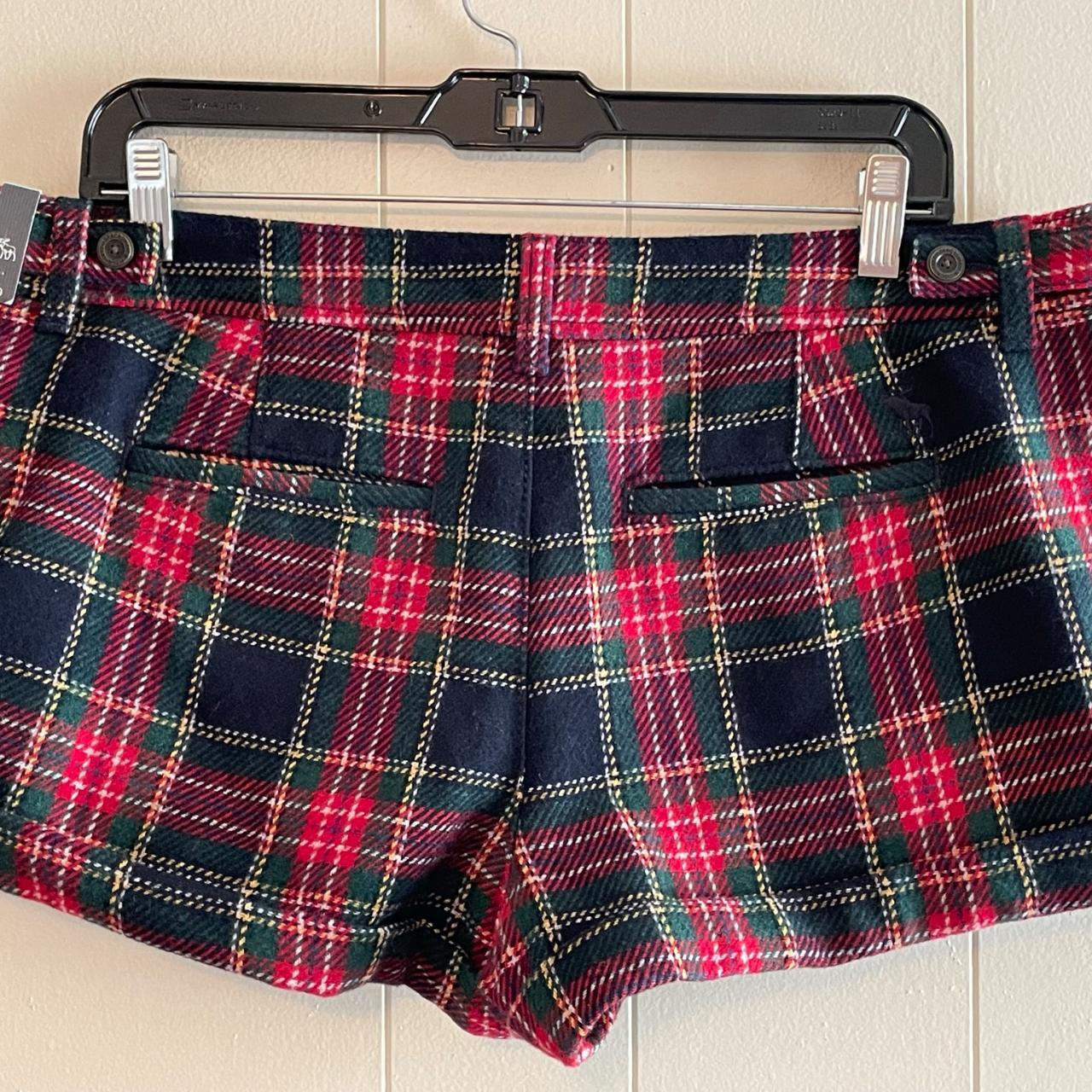 Abercrombie plaid sales shorts