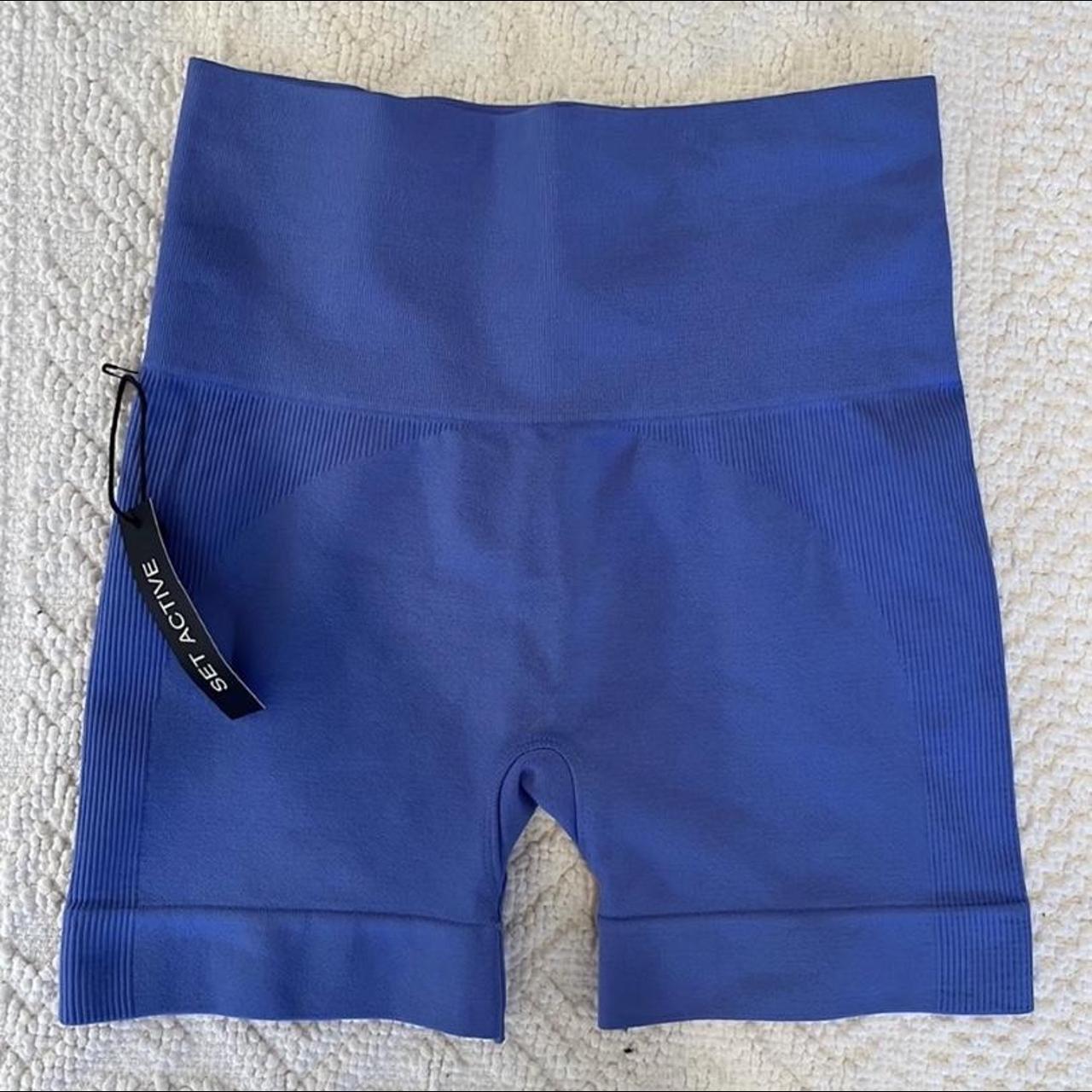 Set Women's Blue Shorts Depop