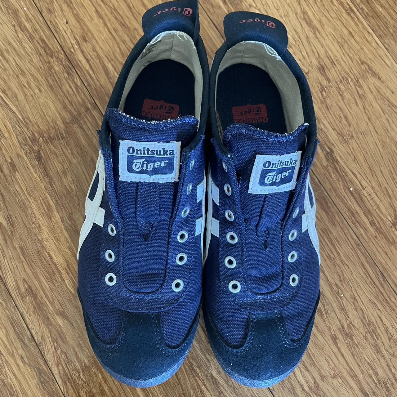 Onitsuka Tiger s MEXICO 66 SLIP ON in navy blue and. Depop