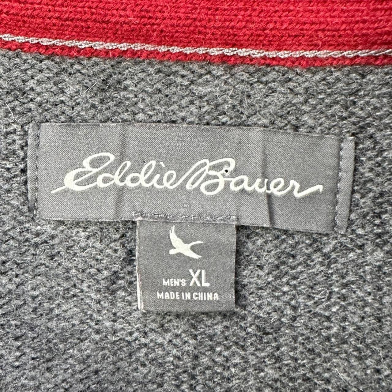 Eddie Bauer Men's Sweater - Grey/Red - XL – Eddie… - image 4