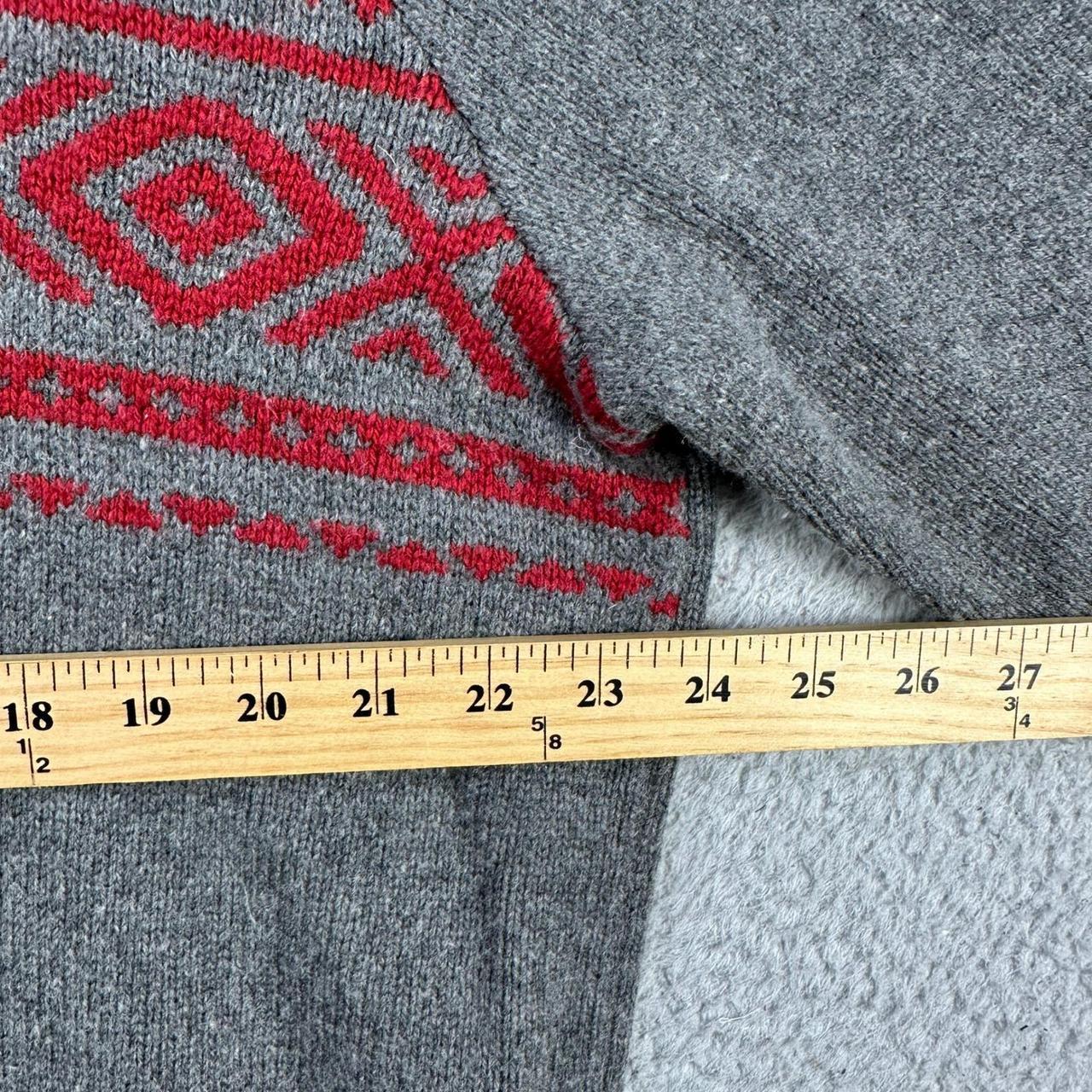 Eddie Bauer Men's Sweater - Grey/Red - XL – Eddie… - image 7