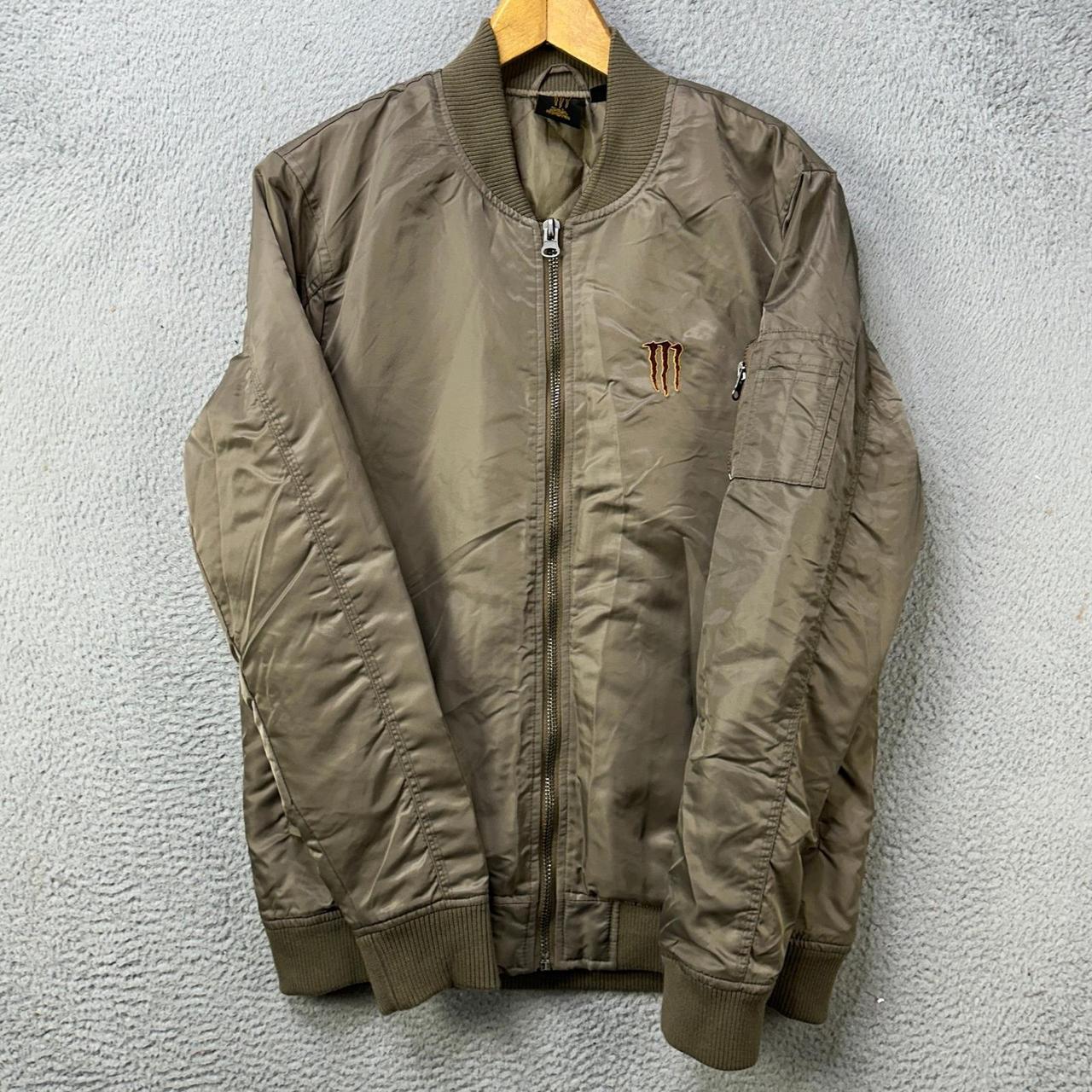 Preloved Men's Bomber Jacket - Tan - L – Java Mon… - image 1