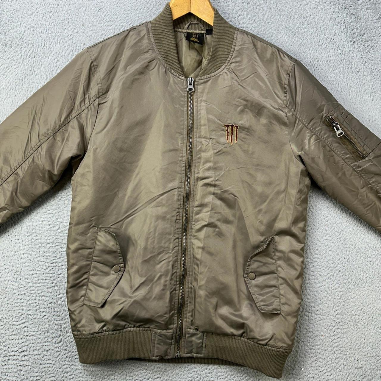 Preloved Men's Bomber Jacket - Tan - L – Java Mon… - image 3