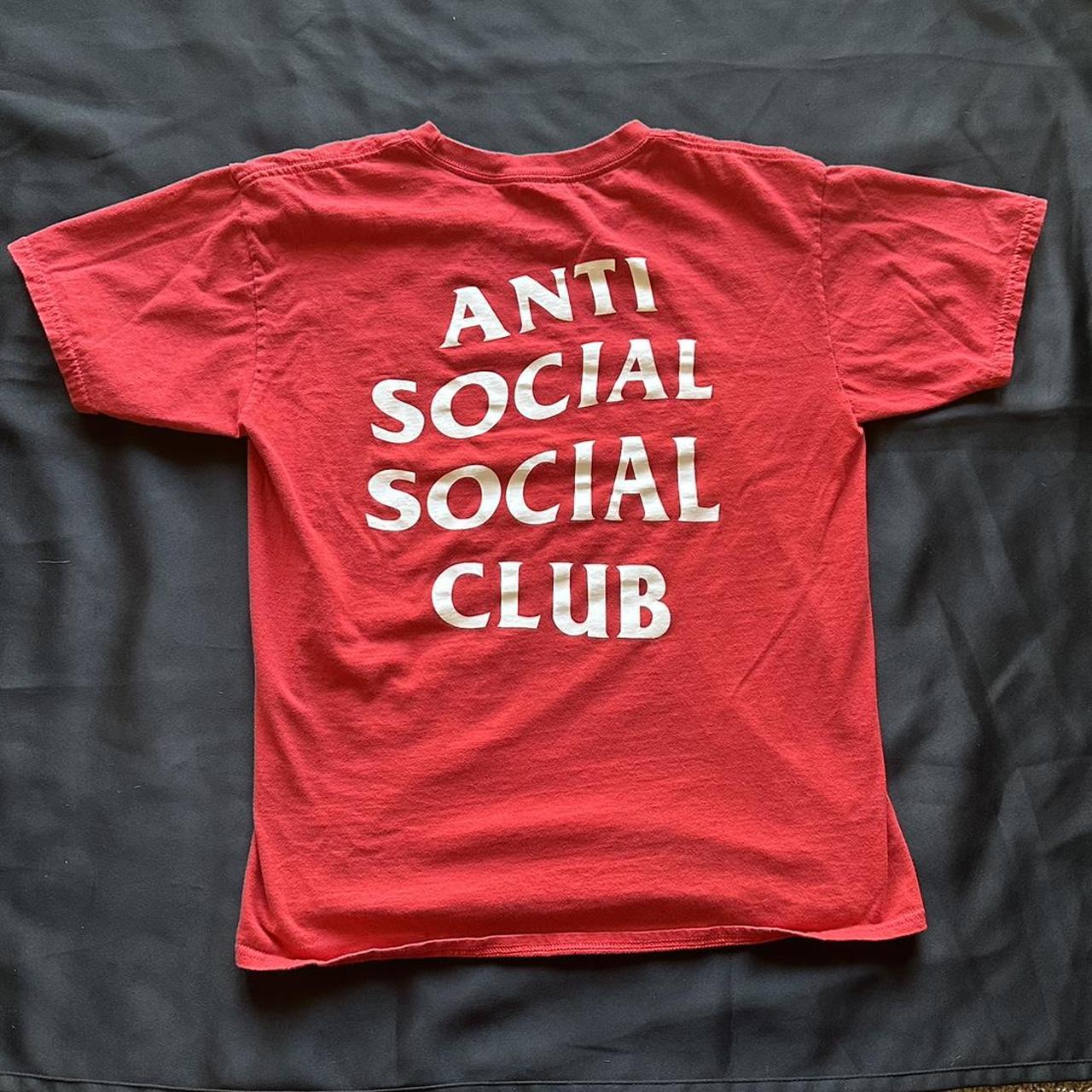 Anti social social club hotsell red shirt