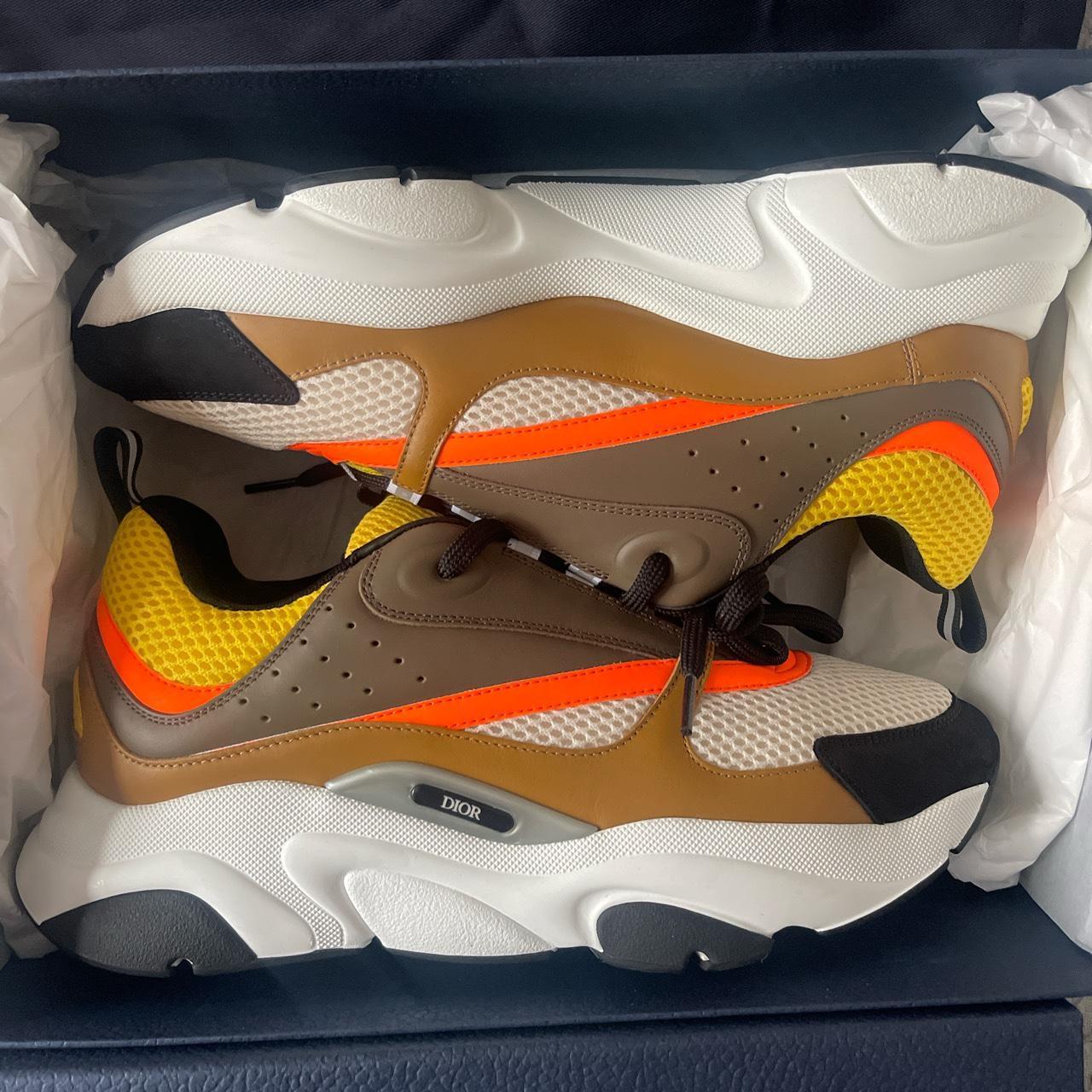 Dior trainers b22 size 42. Red white orange bought - Depop