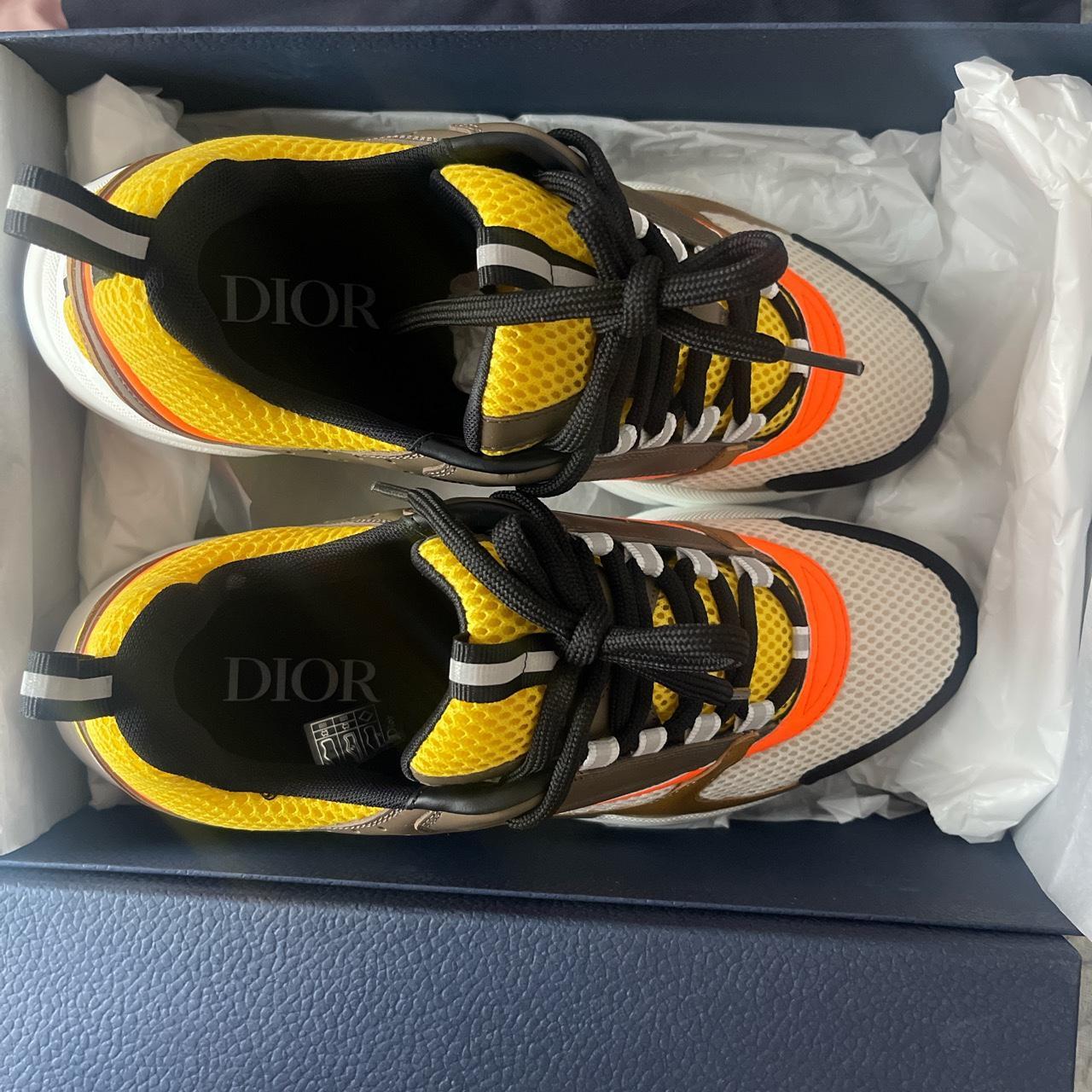 Dior trainers b22 size 42. Red white orange bought - Depop