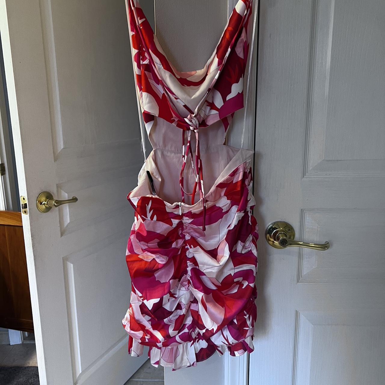 Hello Molly Women's Bodycon Dress - Pink/Red - 6 … - image 4