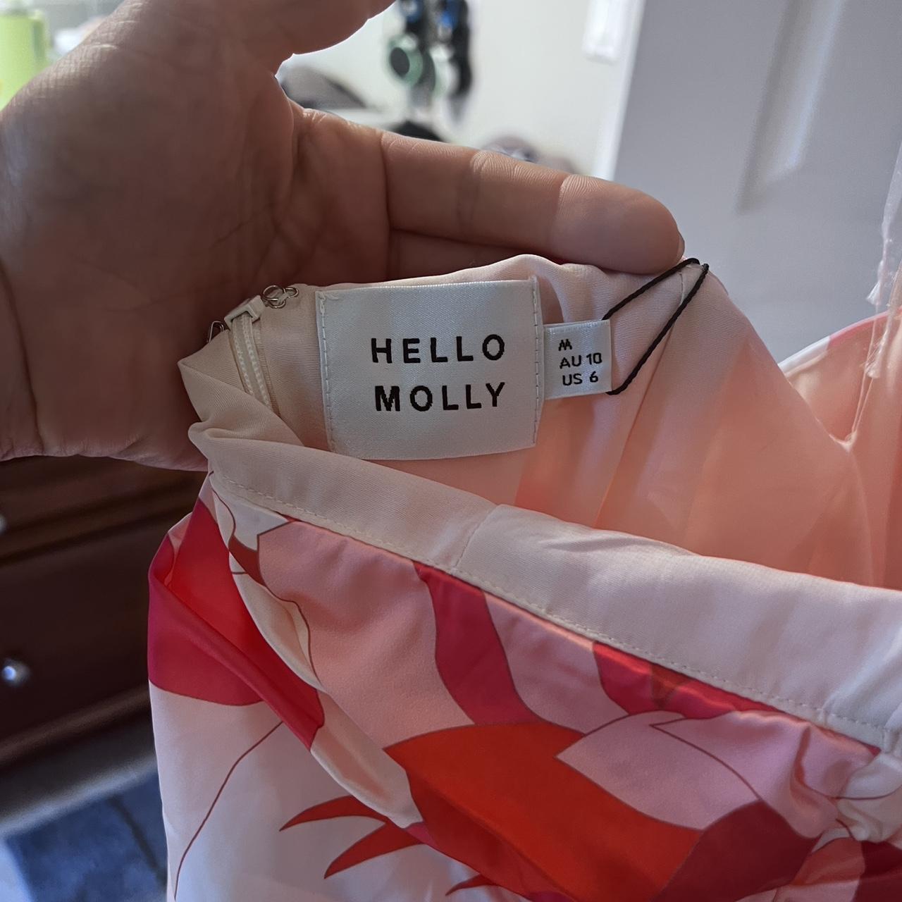 Hello Molly Women's Bodycon Dress - Pink/Red - 6 … - image 6