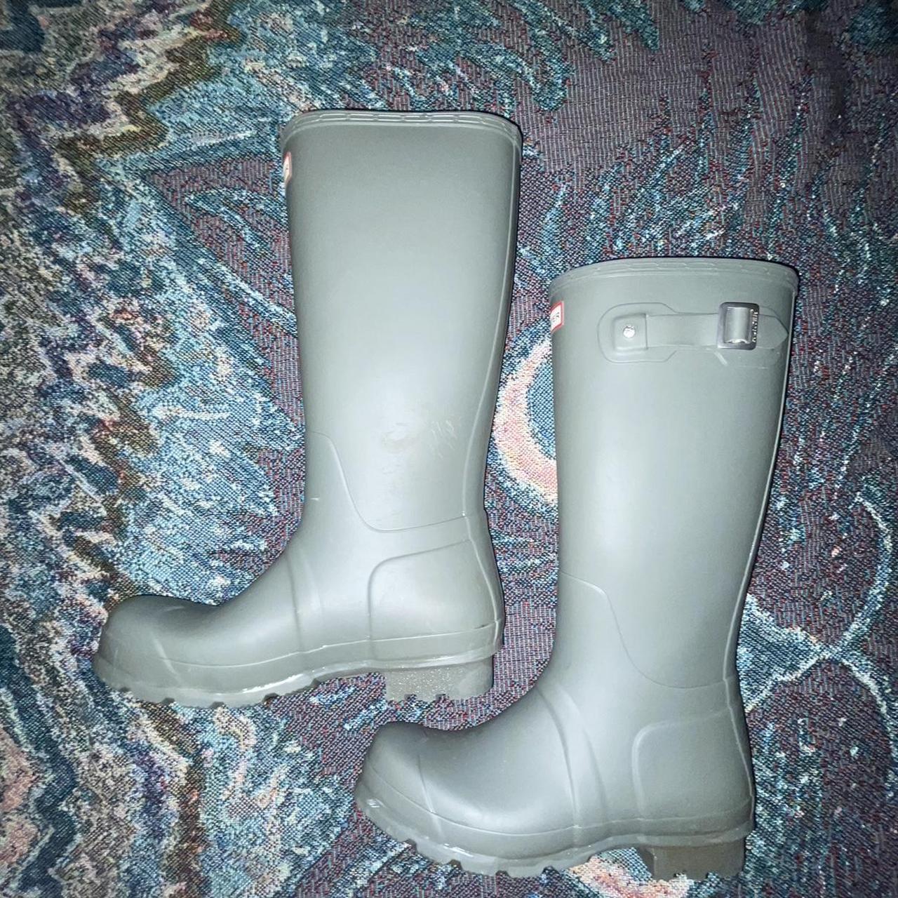 HUNTER Men's Size 9- Urban Grey Rain Boots. Tall.... - Depop