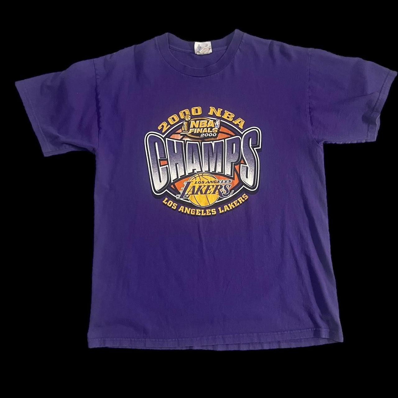 Vintage Champion NBA Los Angeles Lakers Basketball - Depop