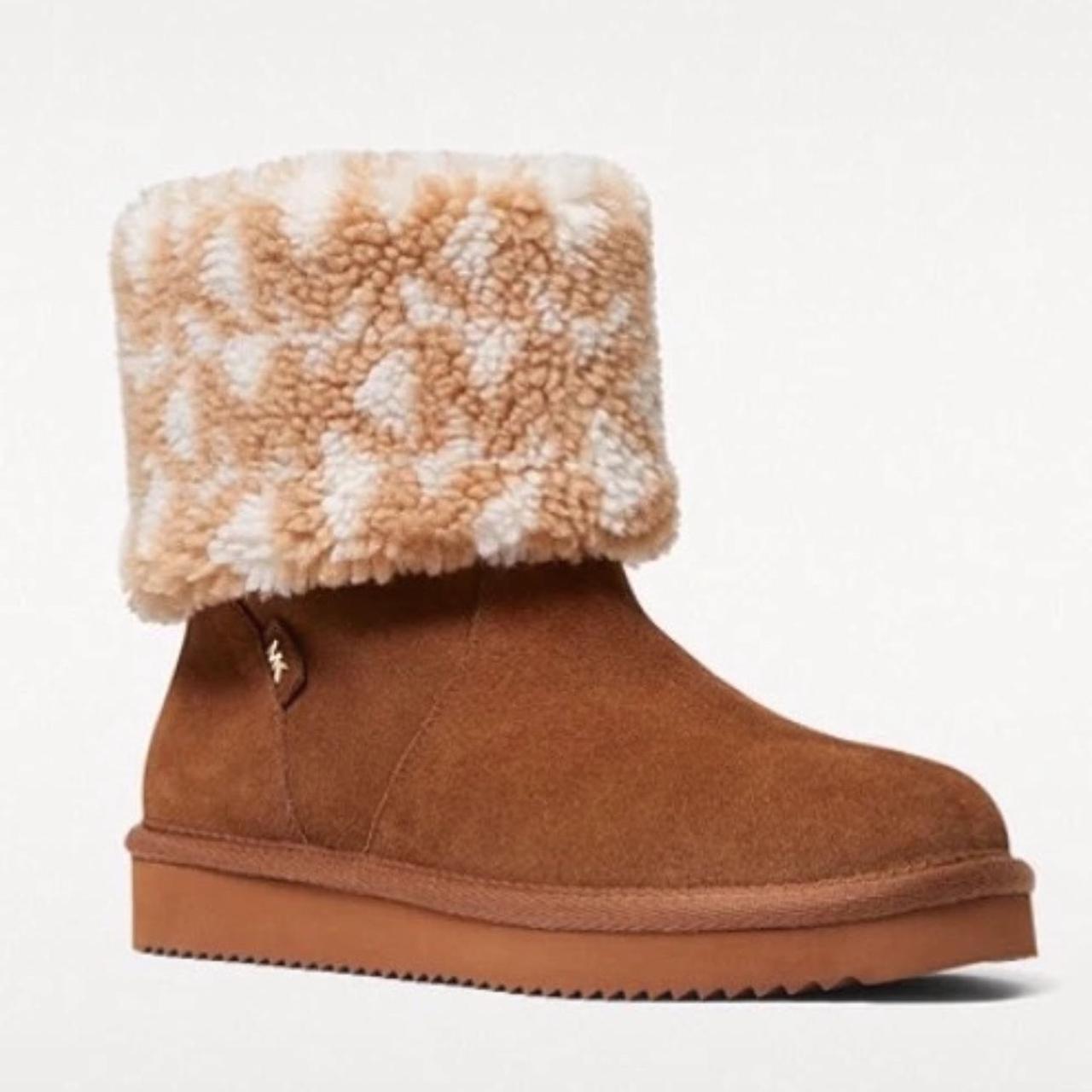 Michael kors shearling on sale boots