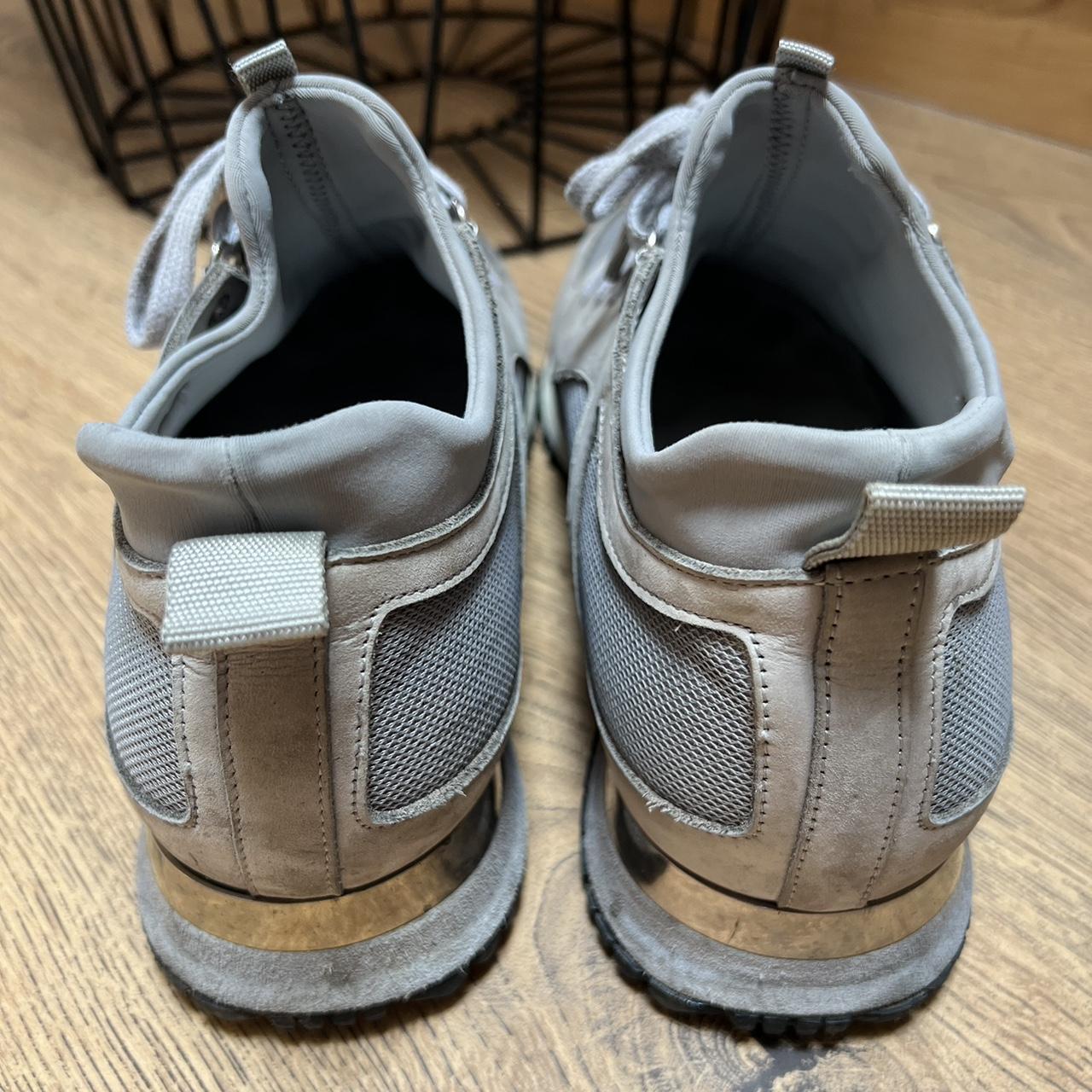 MALLET Pale Grey Diver Trainers Worn once