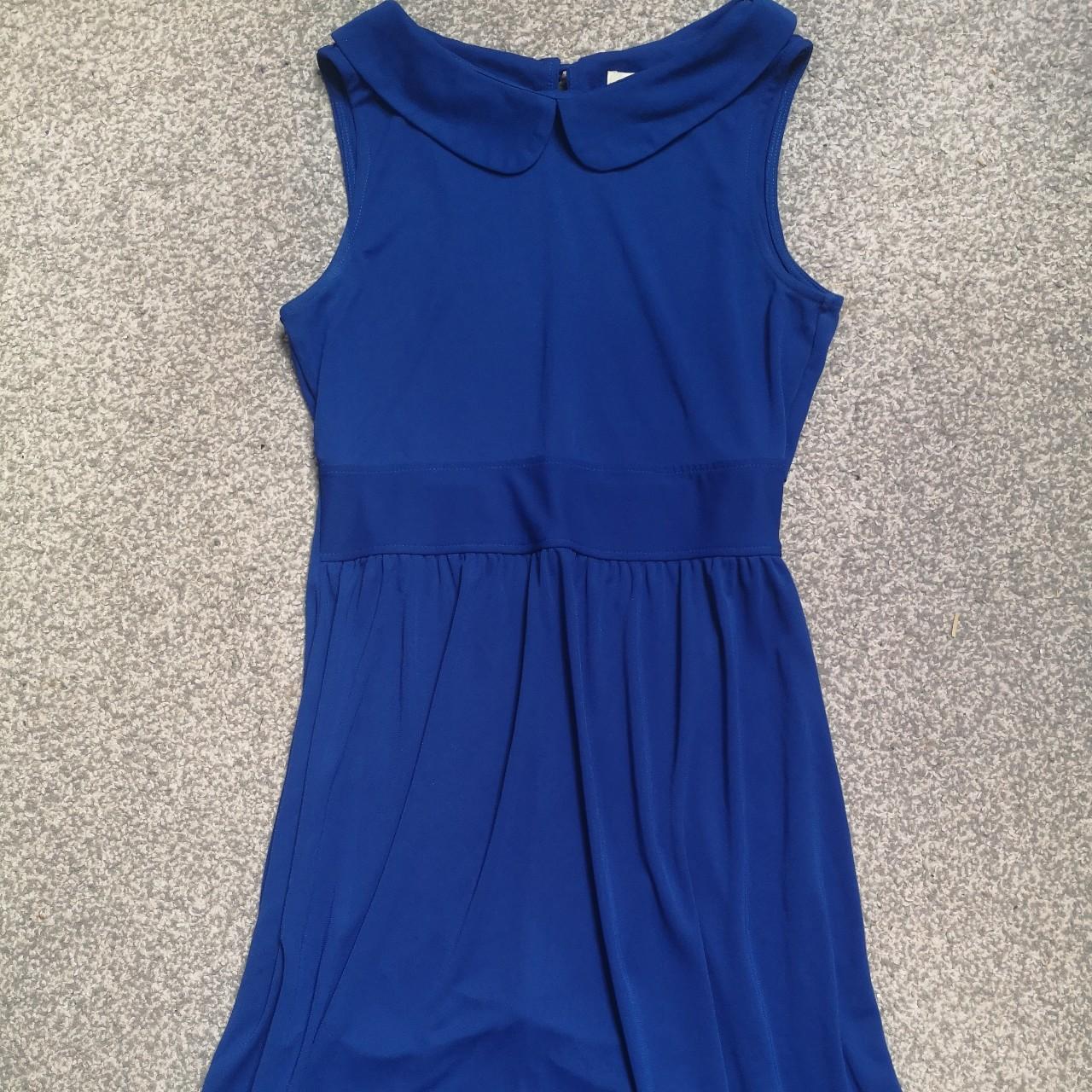 Oasis cobalt blue dress size small UK 8 10 to the. Depop