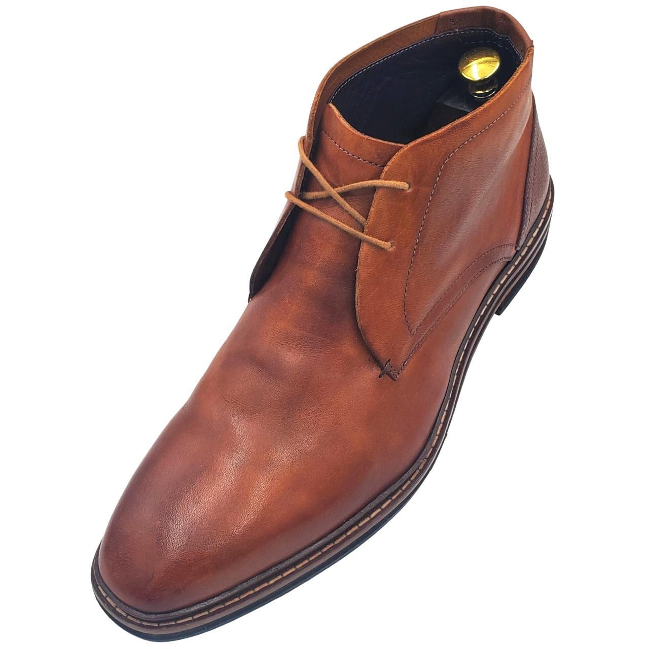 Azzlan leather derby boots hotsell