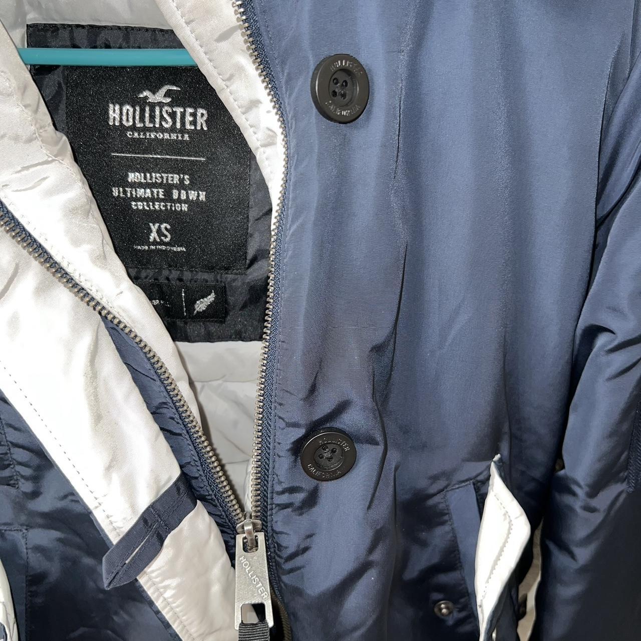 Hollister Ultimate Down Collection women's navy  - Depop