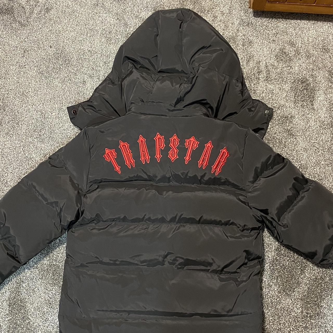 Trapstar infrared iron gate Bomber/puffer jacket... - Depop