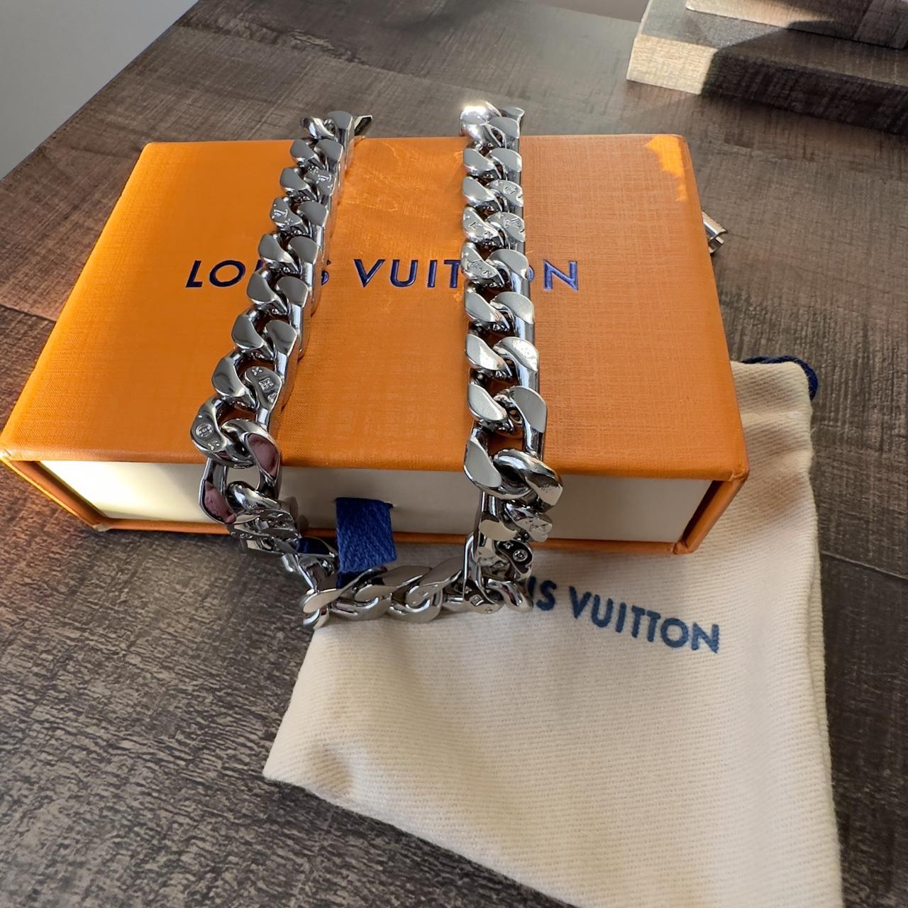 Louis Vuitton Men's Silver Jewellery | Depop