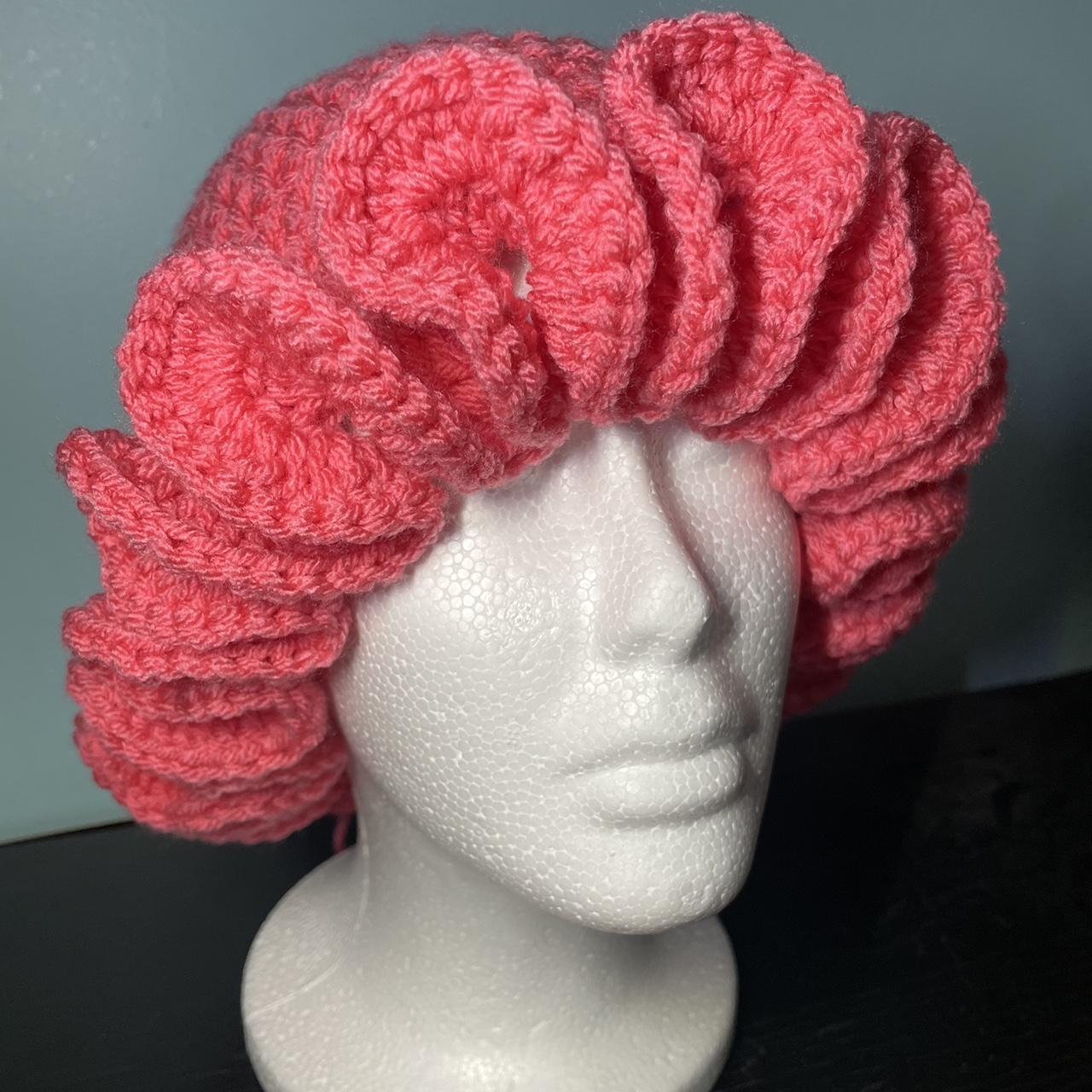 Crochet Ruffle Hat - handmade with love + time 🫶🏽 -... - Depop