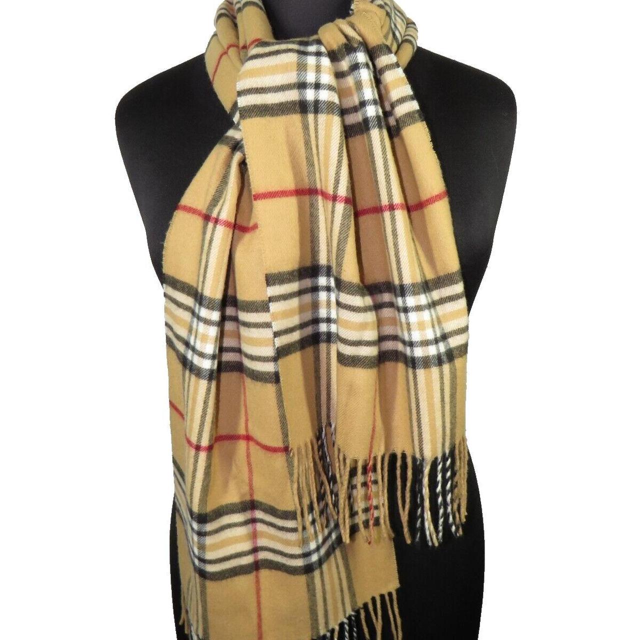 Fraas Cashmink Plaid Tartan Fringed Made