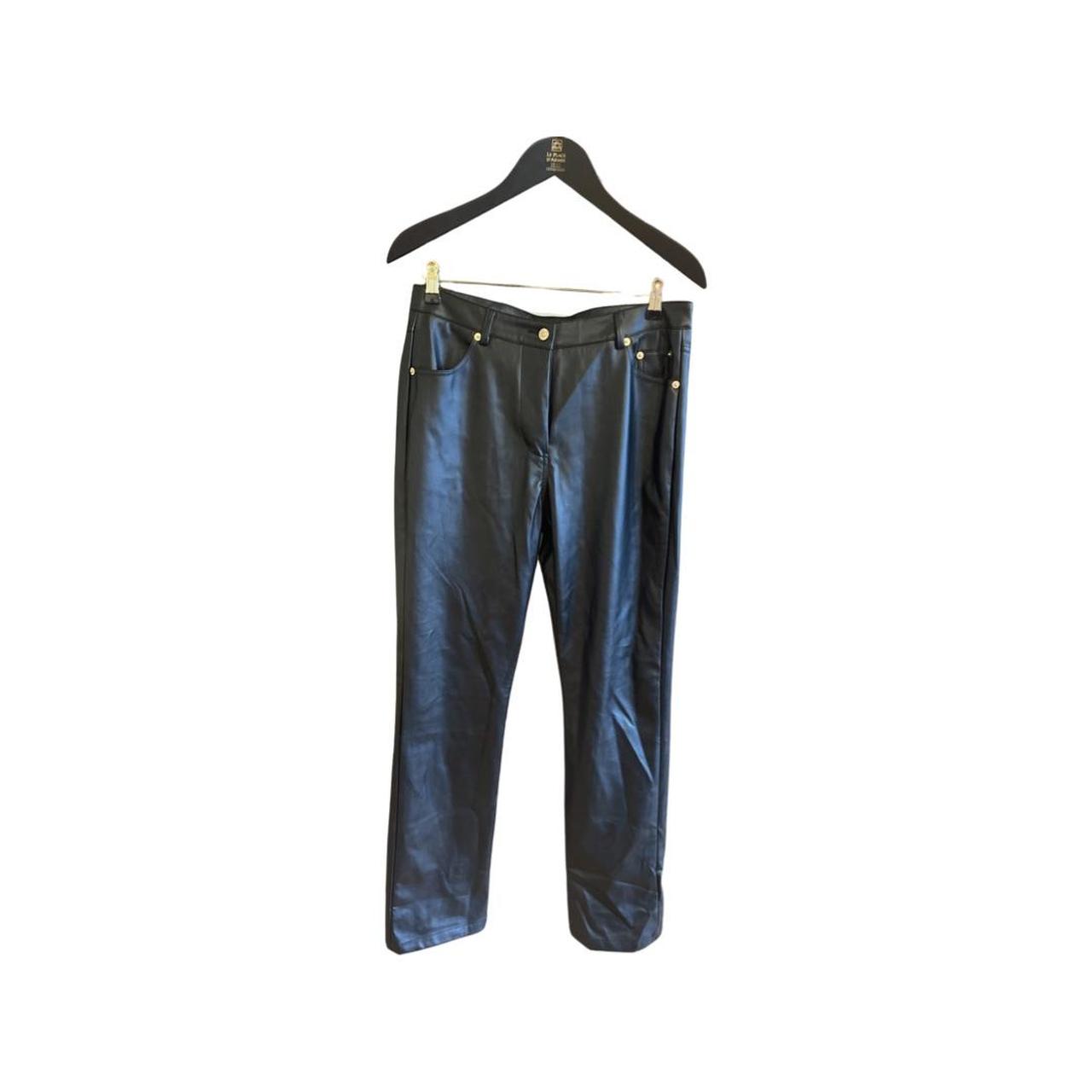 Jagger and Stone Pu Faux Leather Trousers Never worn Depop