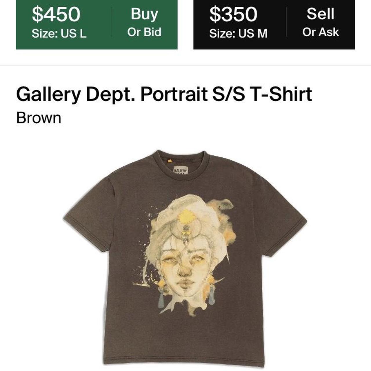 Gallery dept portrait tee alone in silence size purchases L