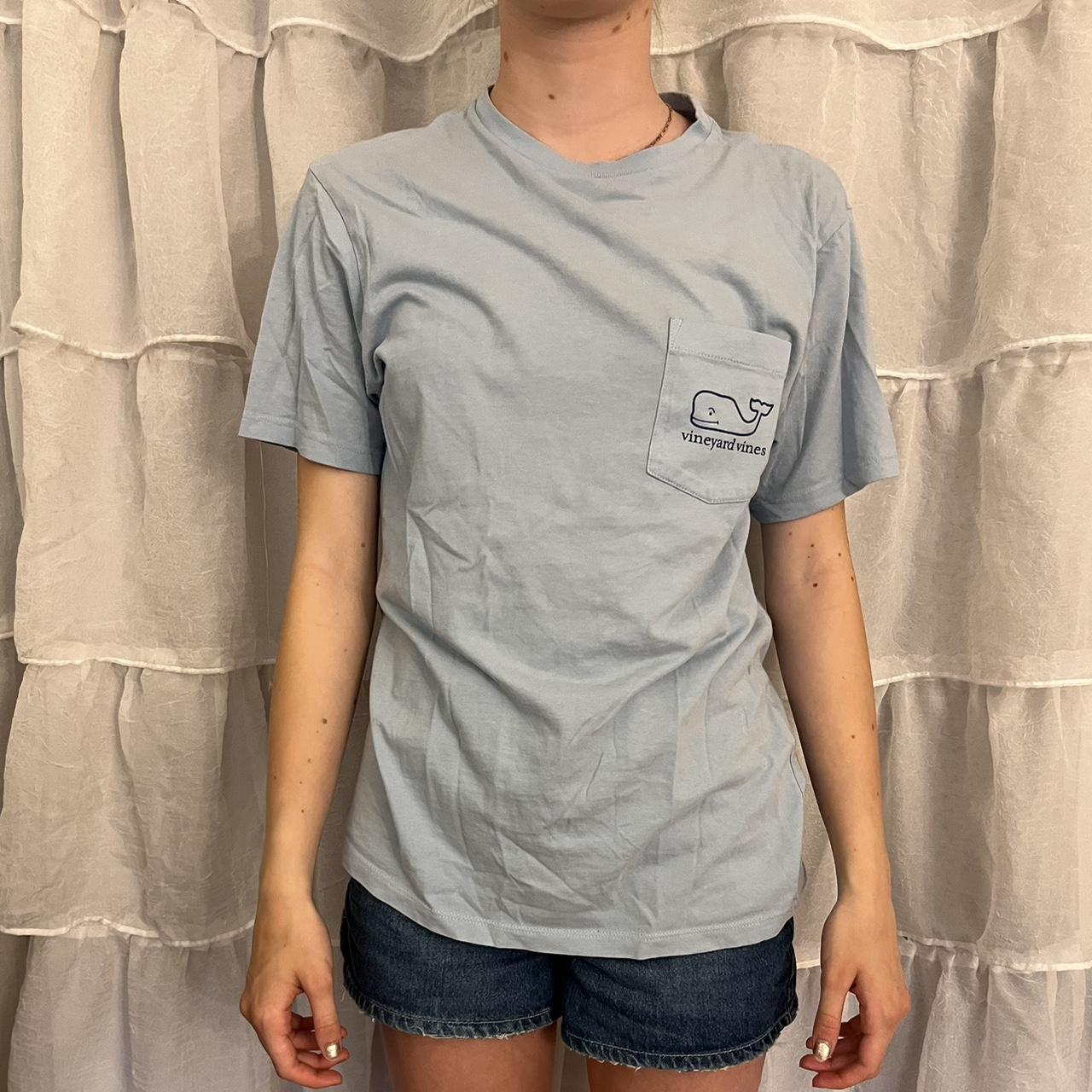 Vineyard Vines Shirt Womens Extra Small XXS Blue - Depop