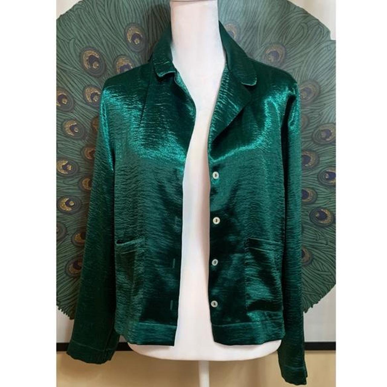 emerald green shacket