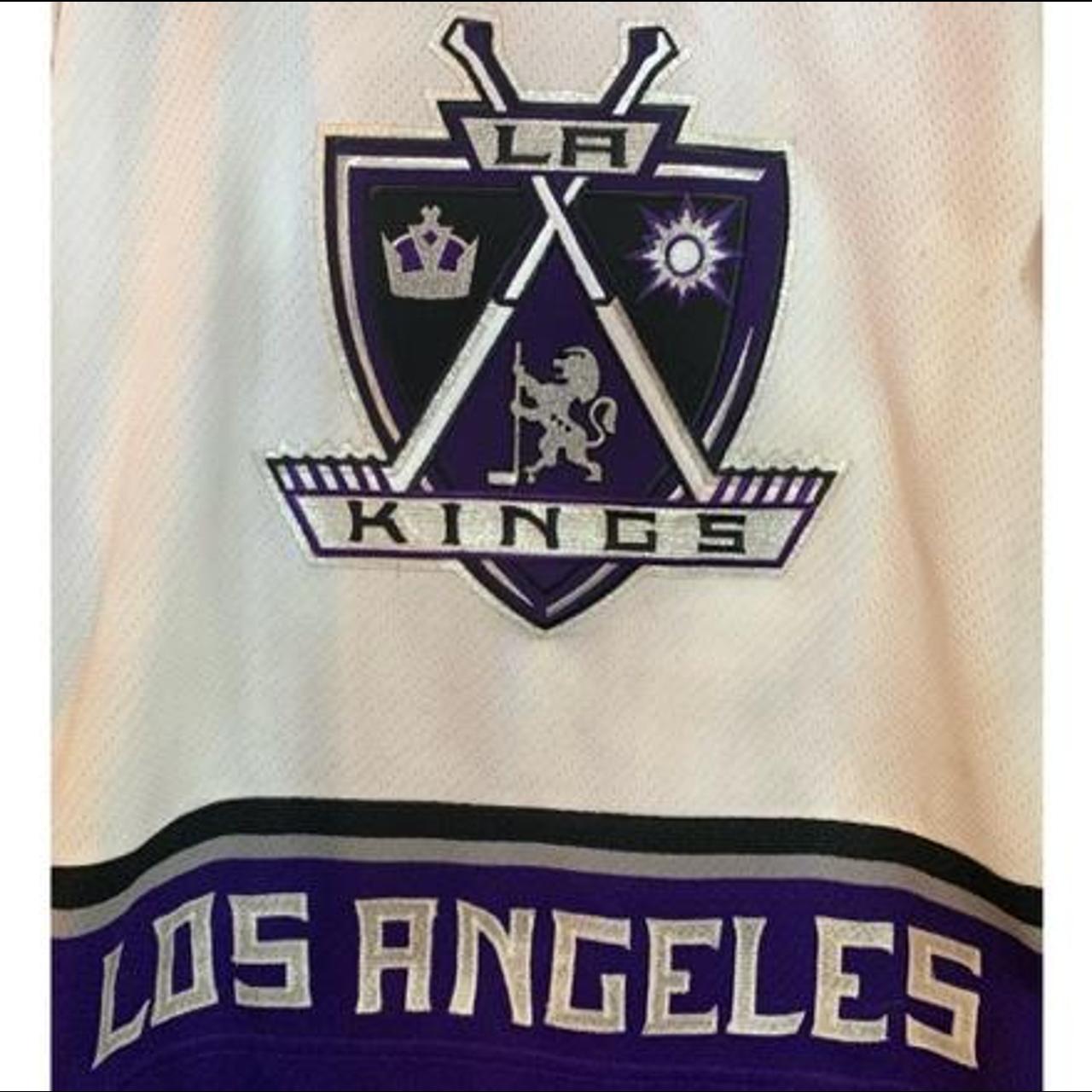 Vtg ccm los angeles la kings jersey youth boys size - Depop