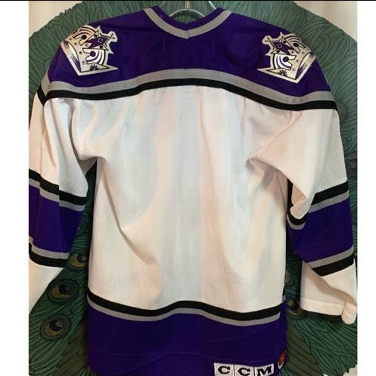 Vintage LA Kings Purple CCM Kids Jersey