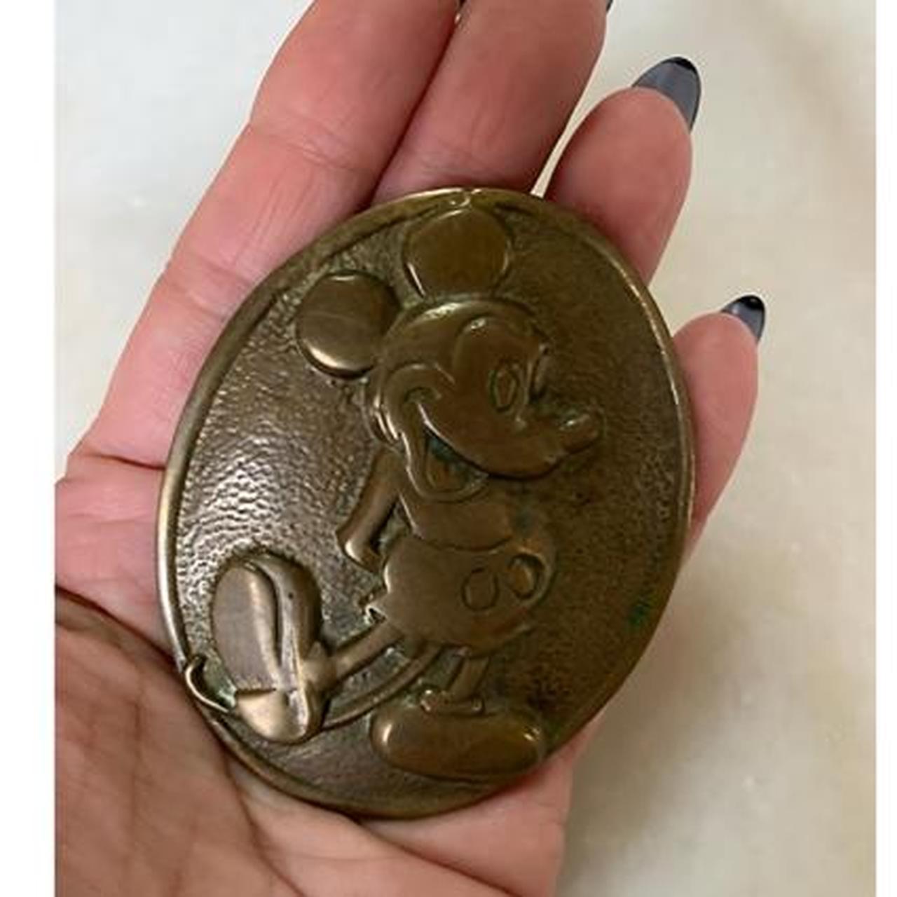 mickey mouse belt buckle